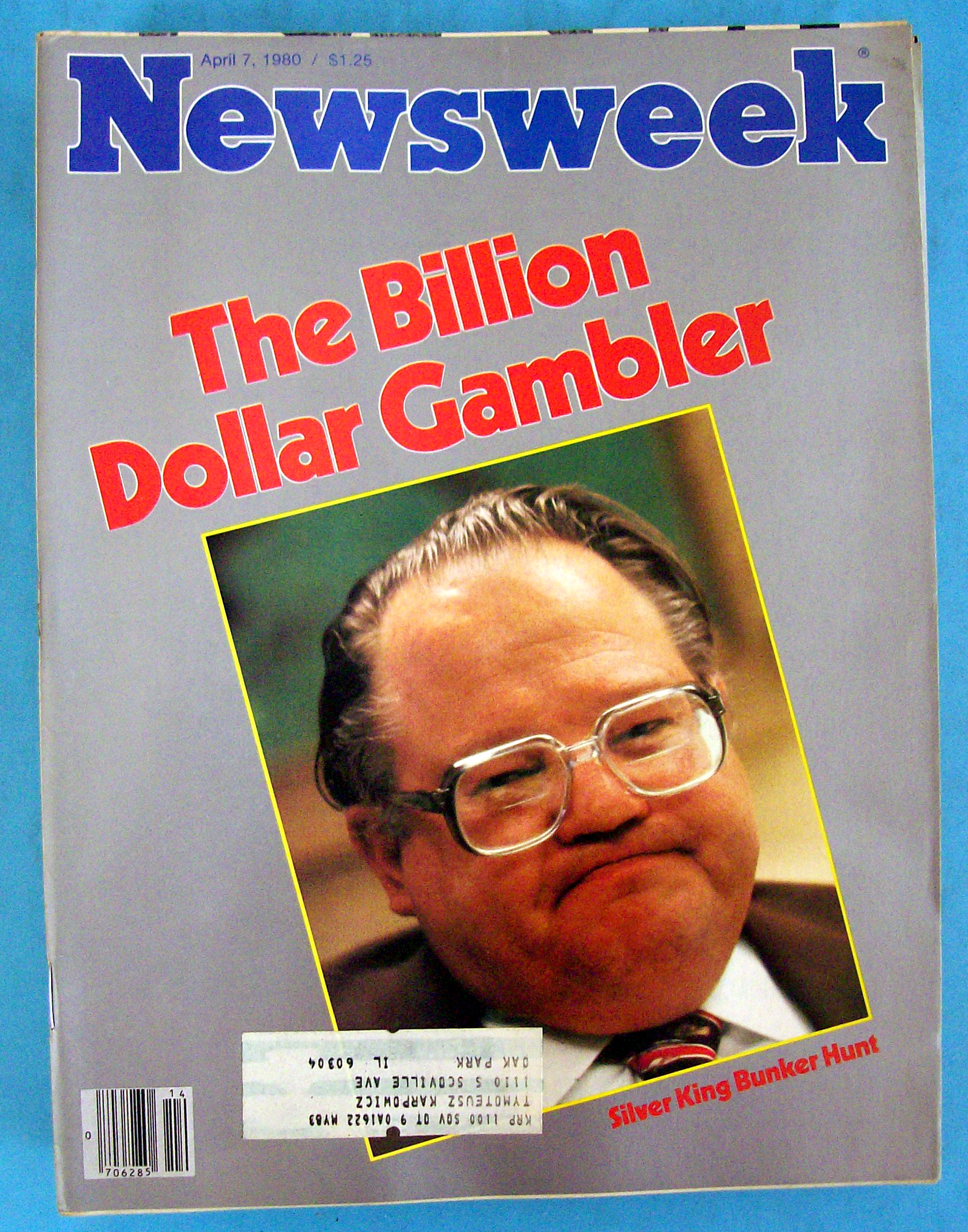 Newsweek Magazine - April 7, 1980 - Bunker Hunt