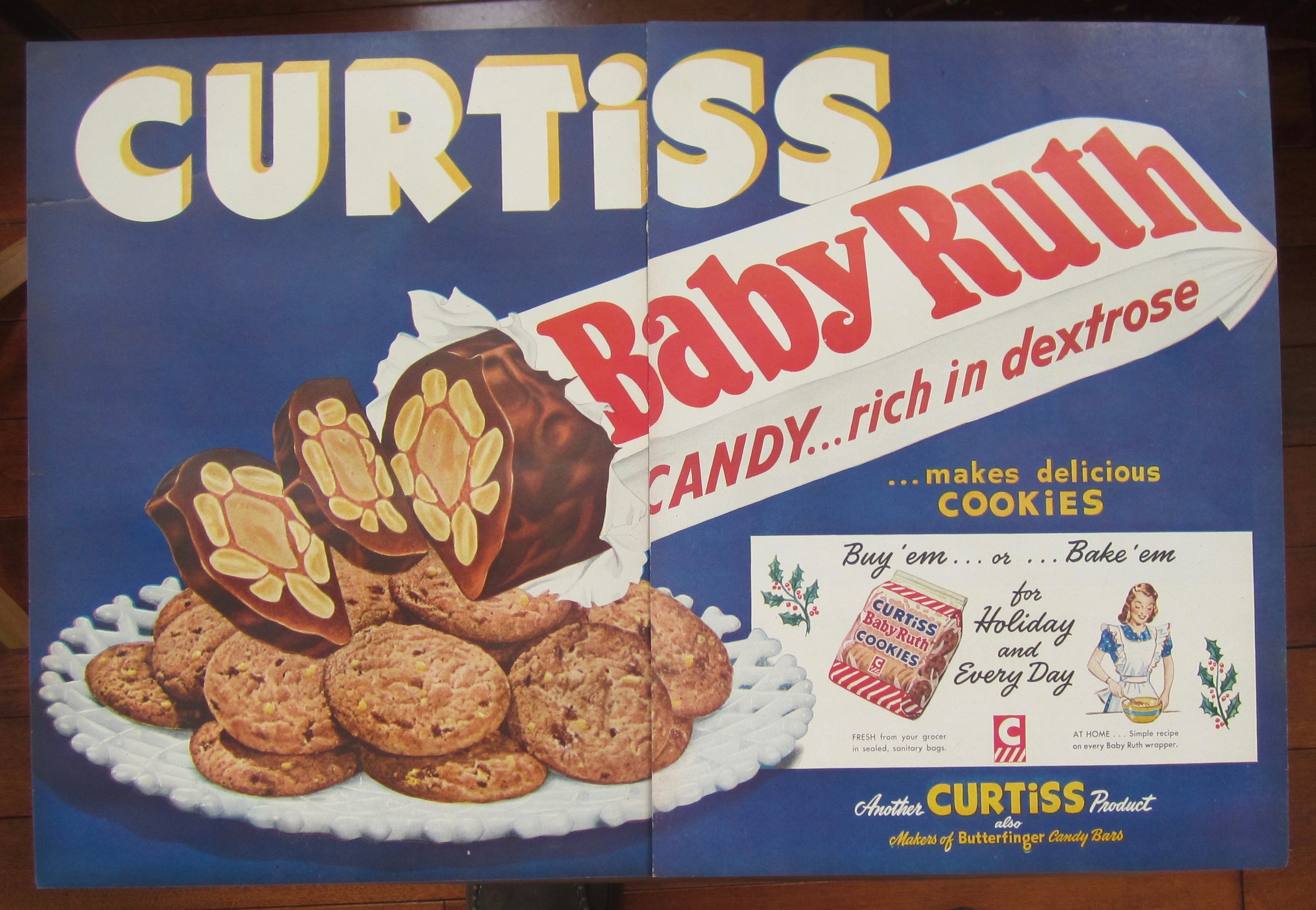1947 Curtiss Baby Ruth Candy Bar with Baby Ruth