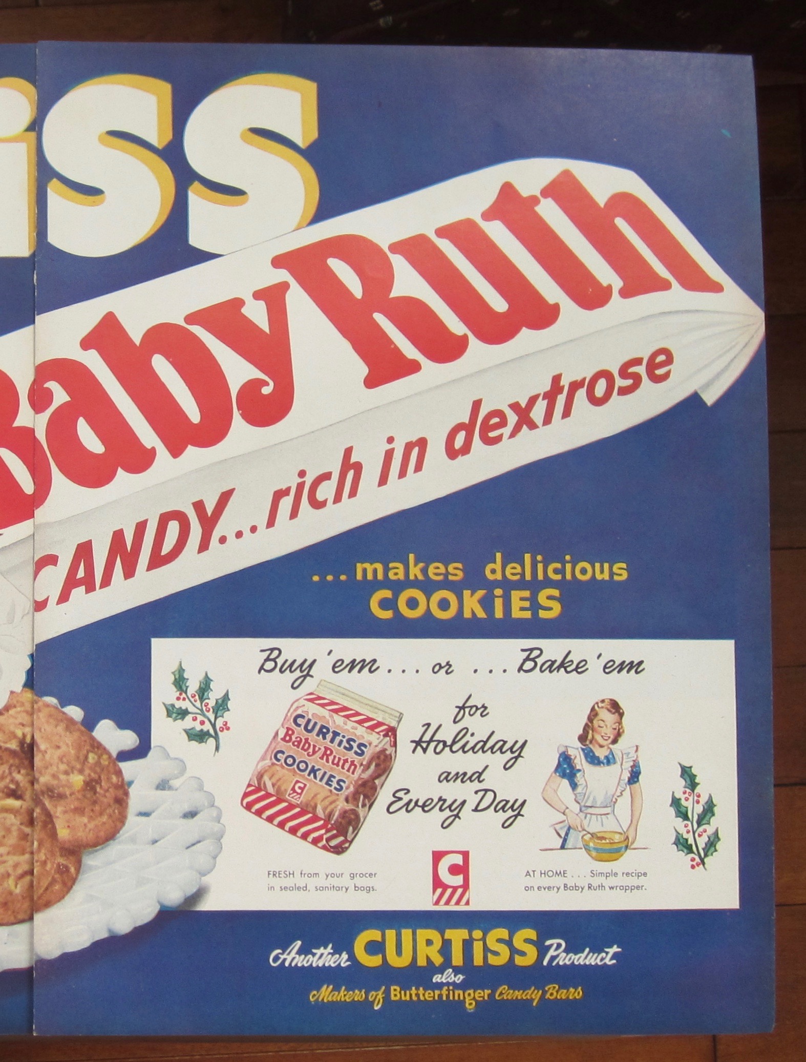 1947 Curtiss Baby Ruth Candy Bar with Baby Ruth