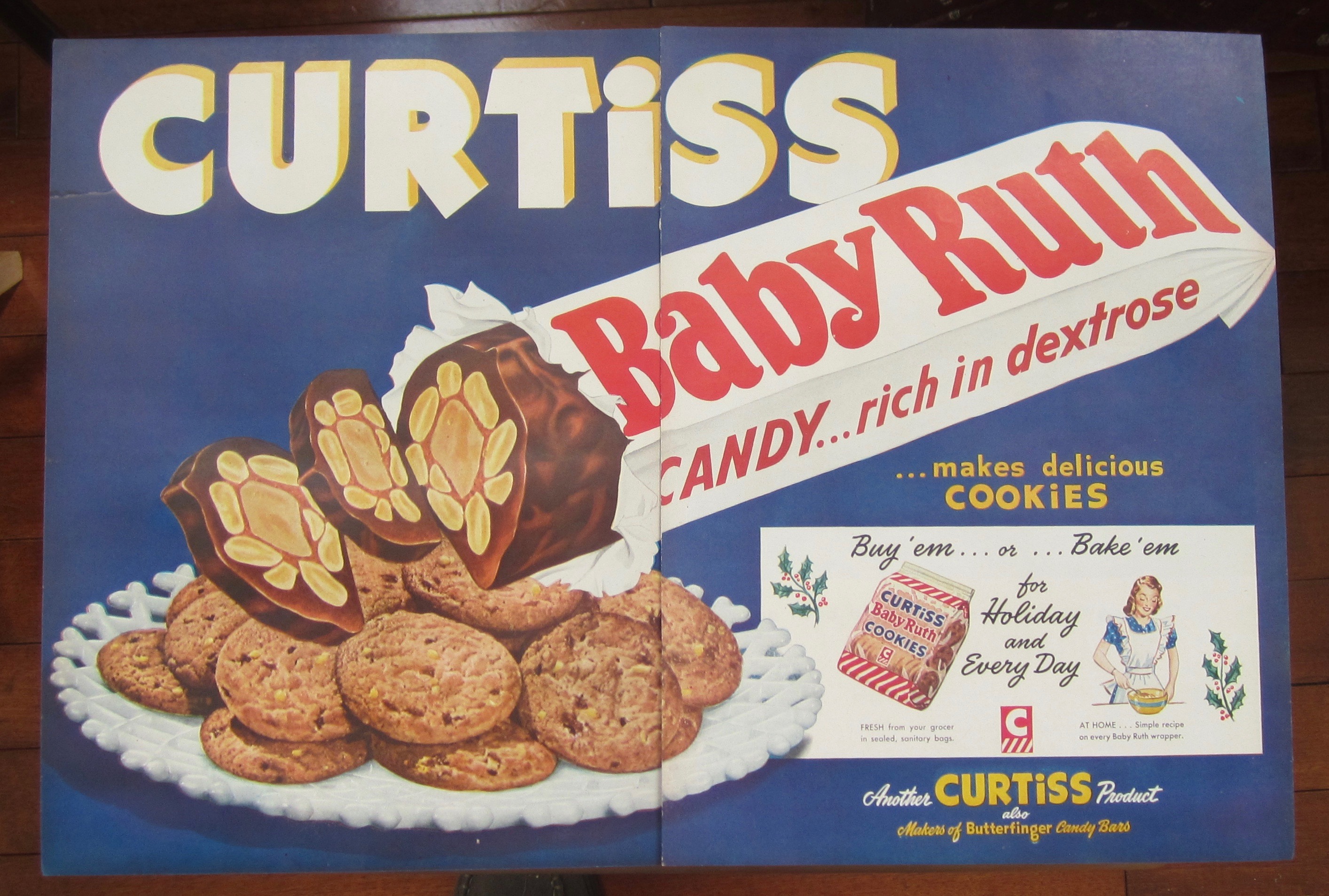1947 Curtiss Baby Ruth Candy Bar with Baby Ruth