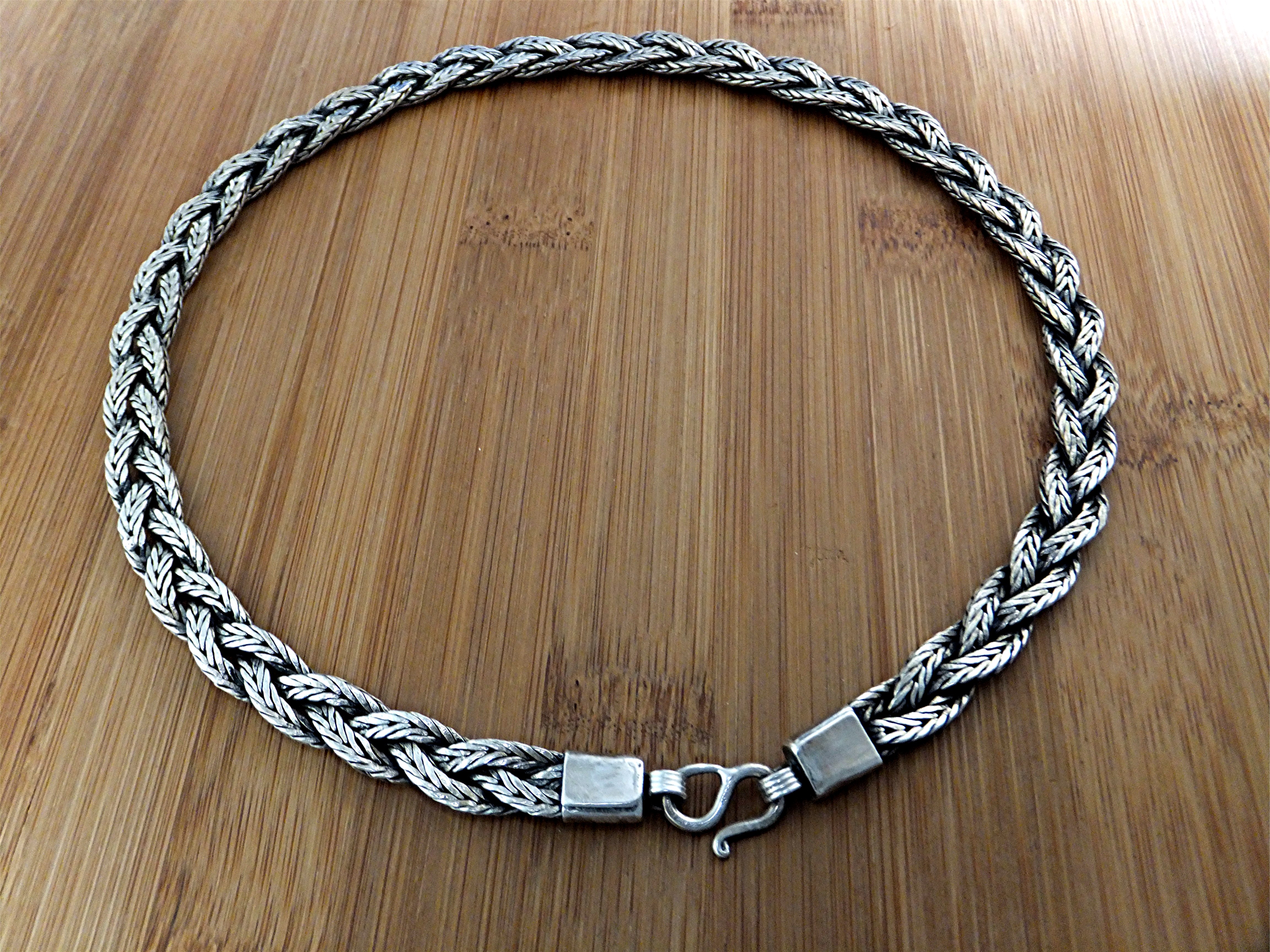 Necklace Sterling Silver  Woven Indonesia