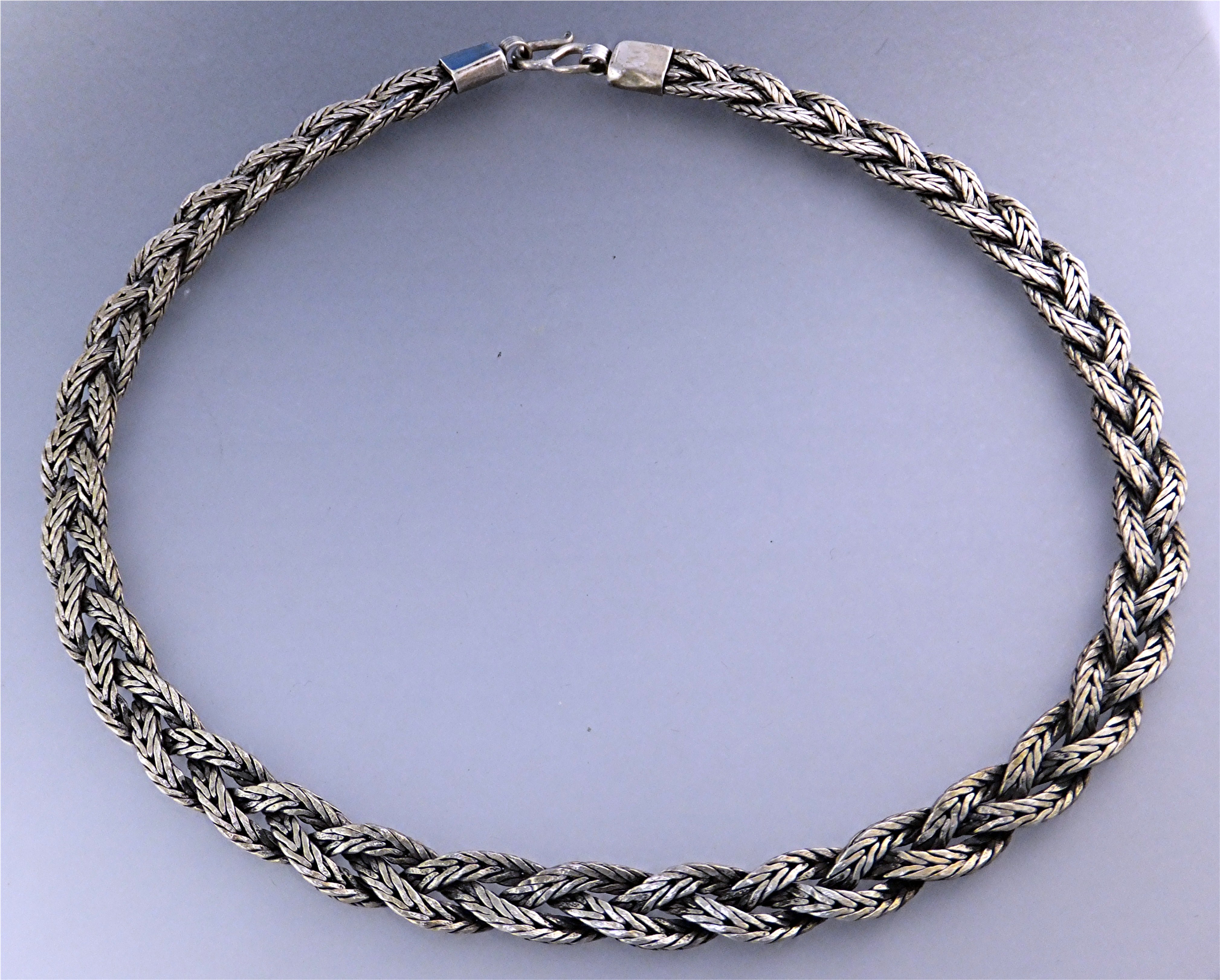 Necklace Sterling Silver  Woven Indonesia