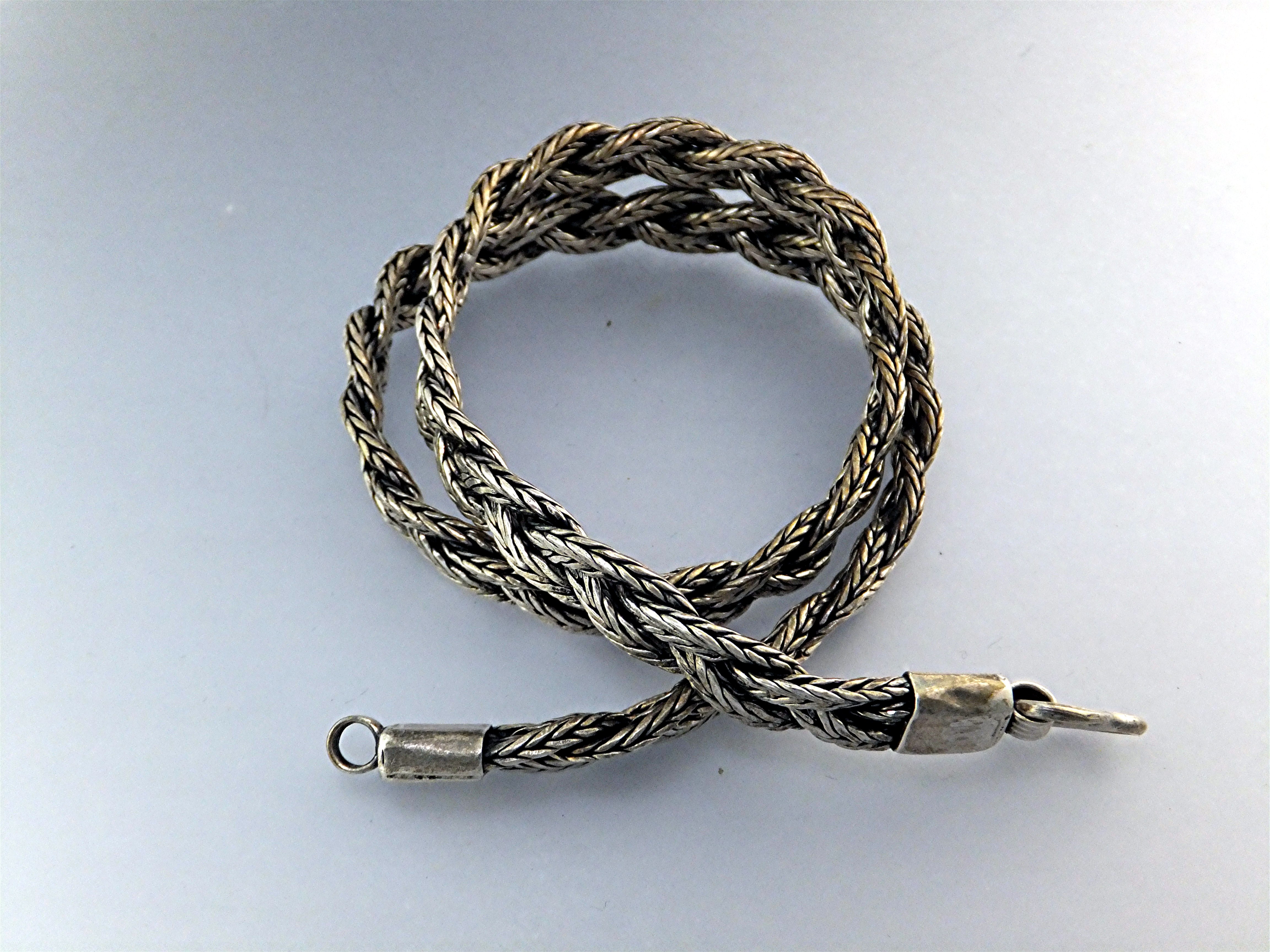 Necklace Sterling Silver  Woven Indonesia