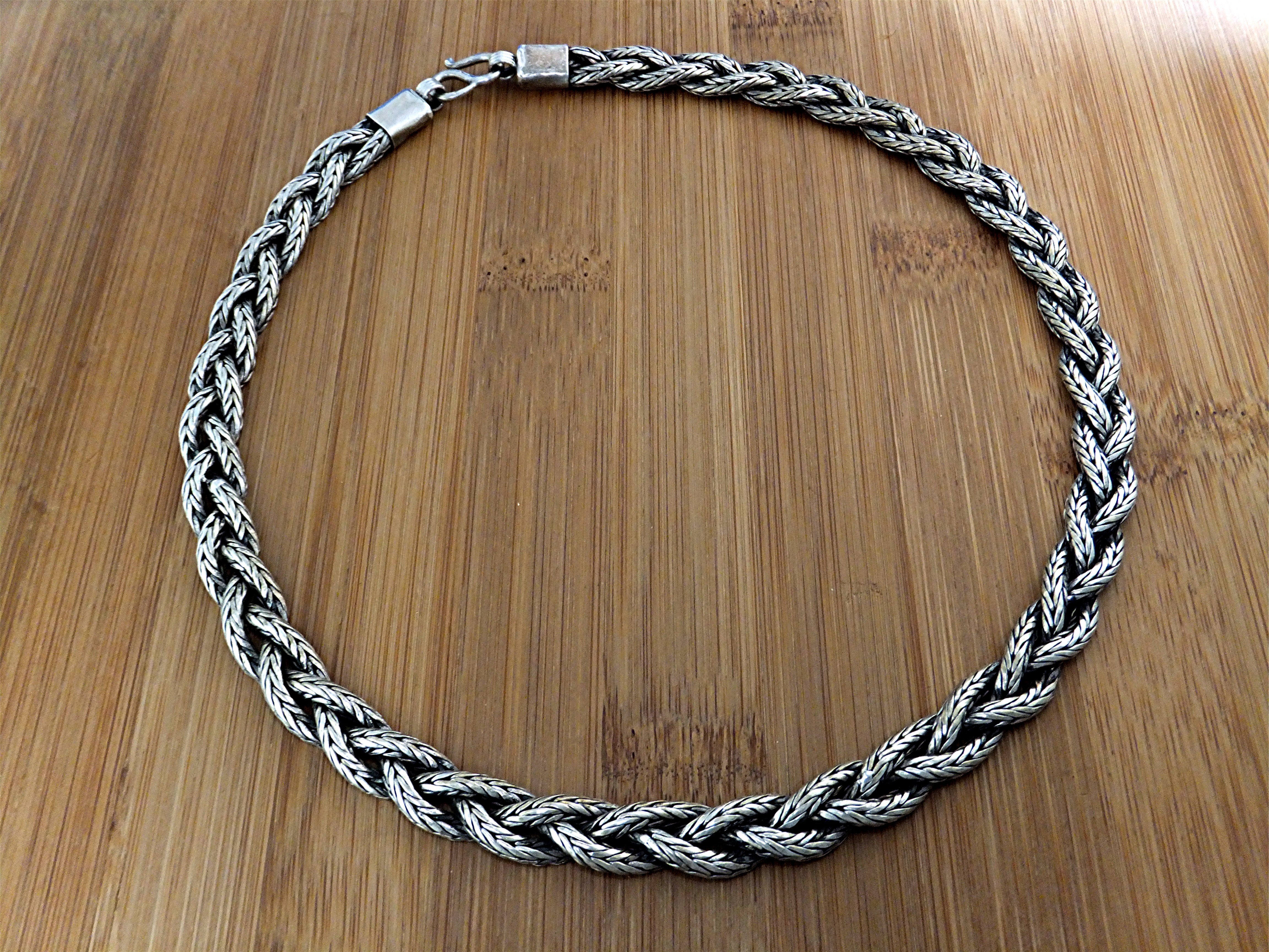 Necklace Sterling Silver  Woven Indonesia