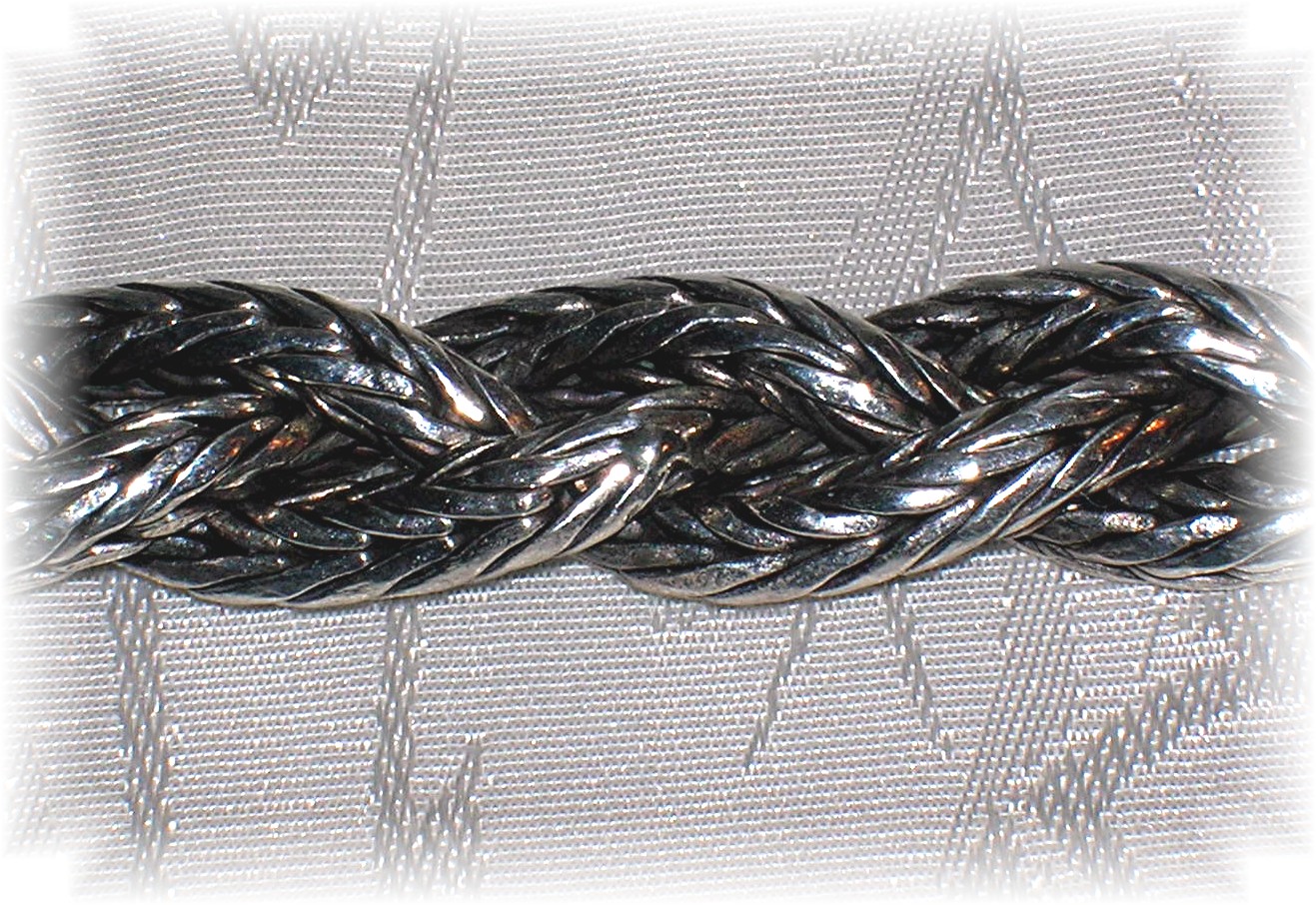 Necklace Sterling Silver  Woven Indonesia