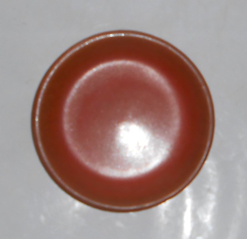 VINTAGE Pacific Pottery Hostess Ware EARLY Apache Red Coaster