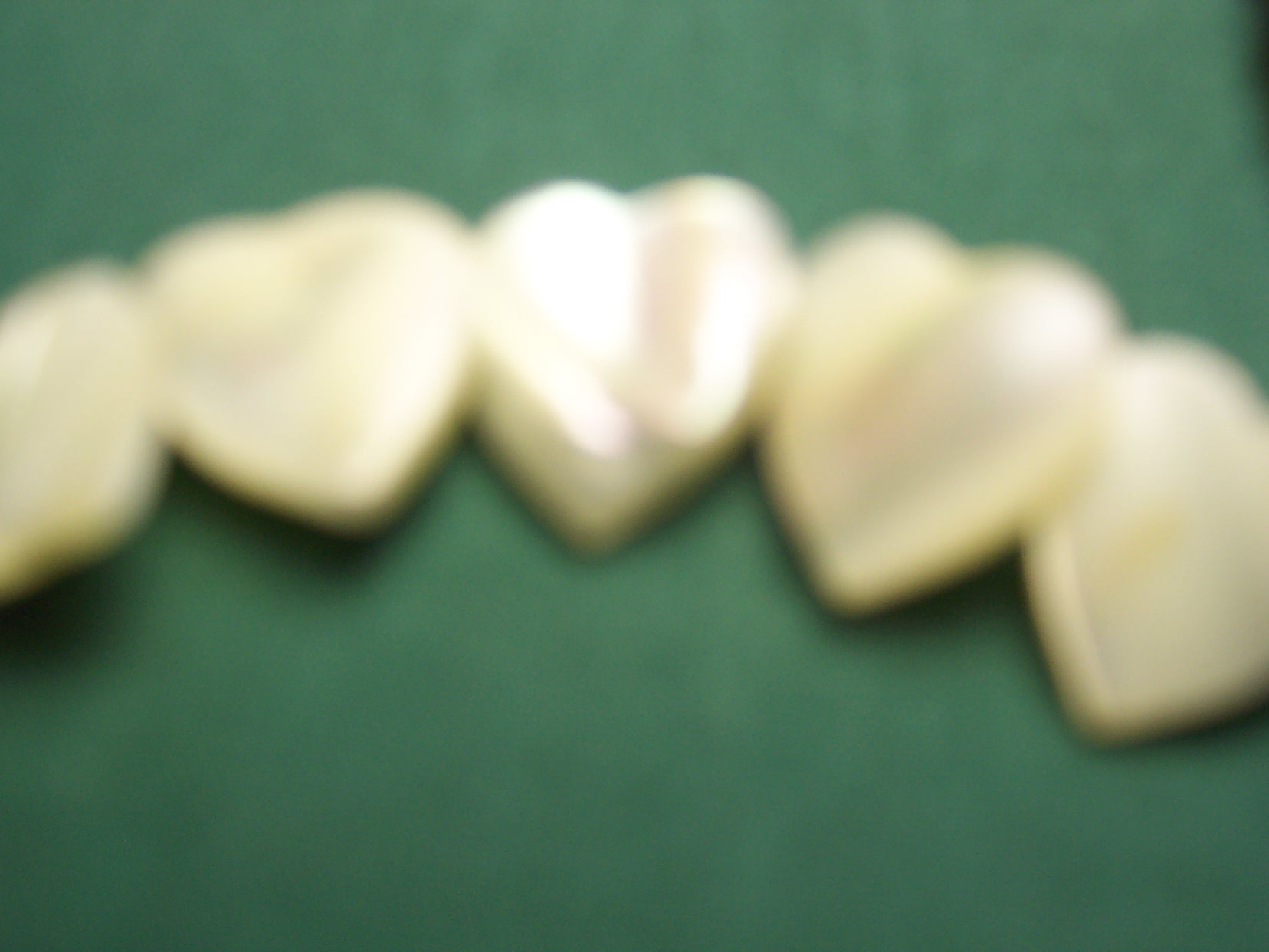Vintage Avon Mother Of Pearl Heart Necklace