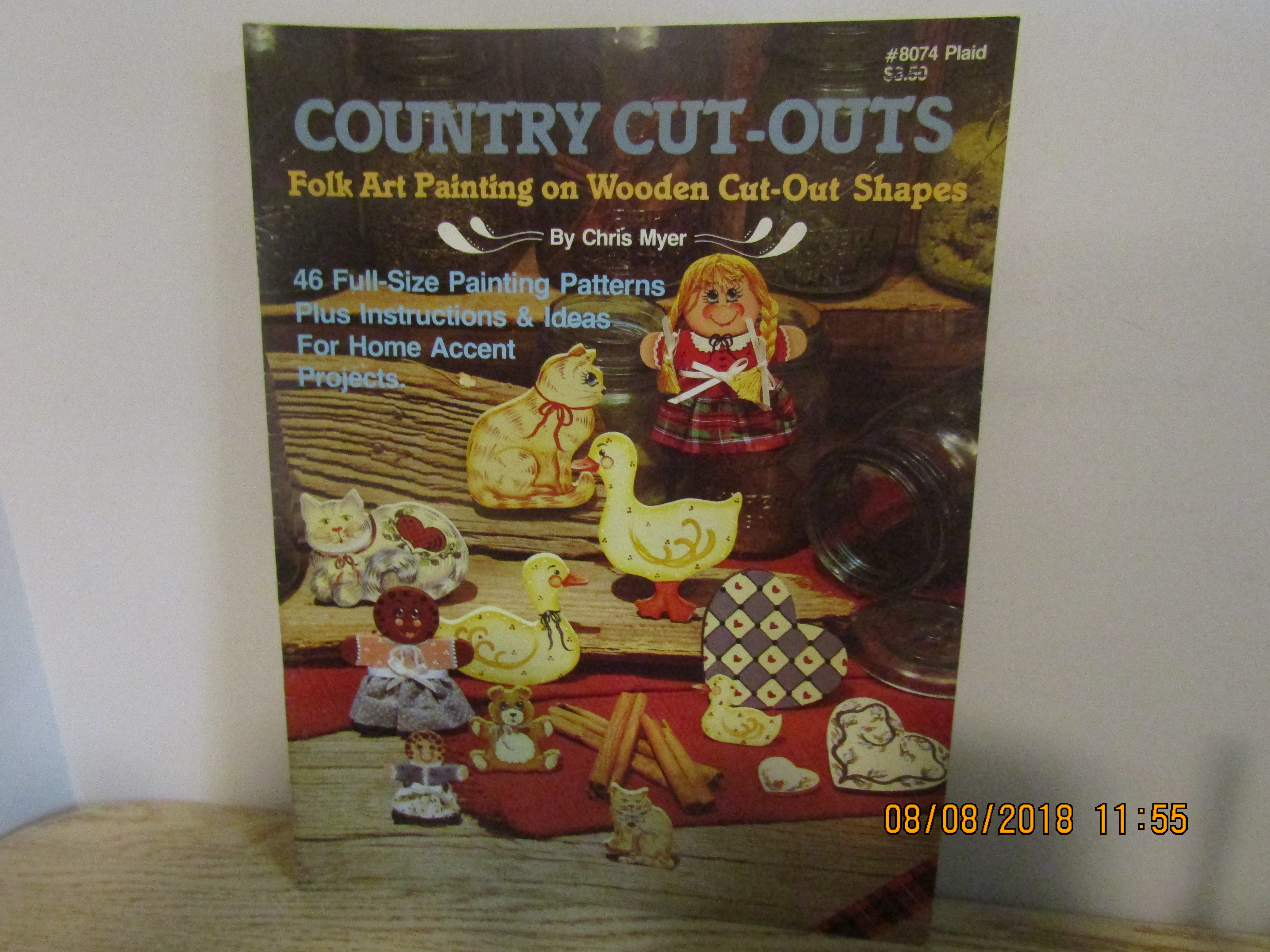 Plaid Craft Book Folk Art Country Cut-Outs #8074