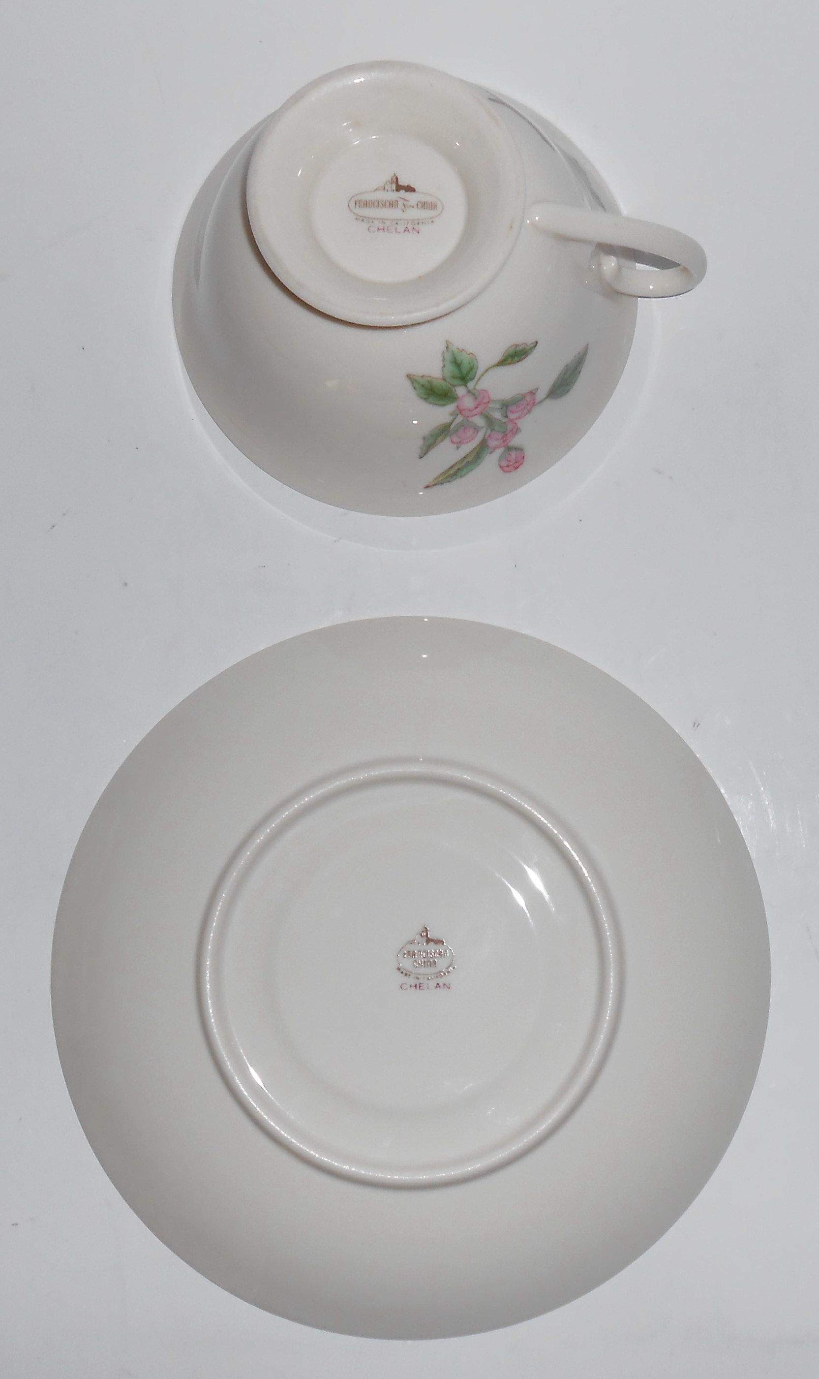 Franciscan Pottery China Chelan Cup/Saucer Set