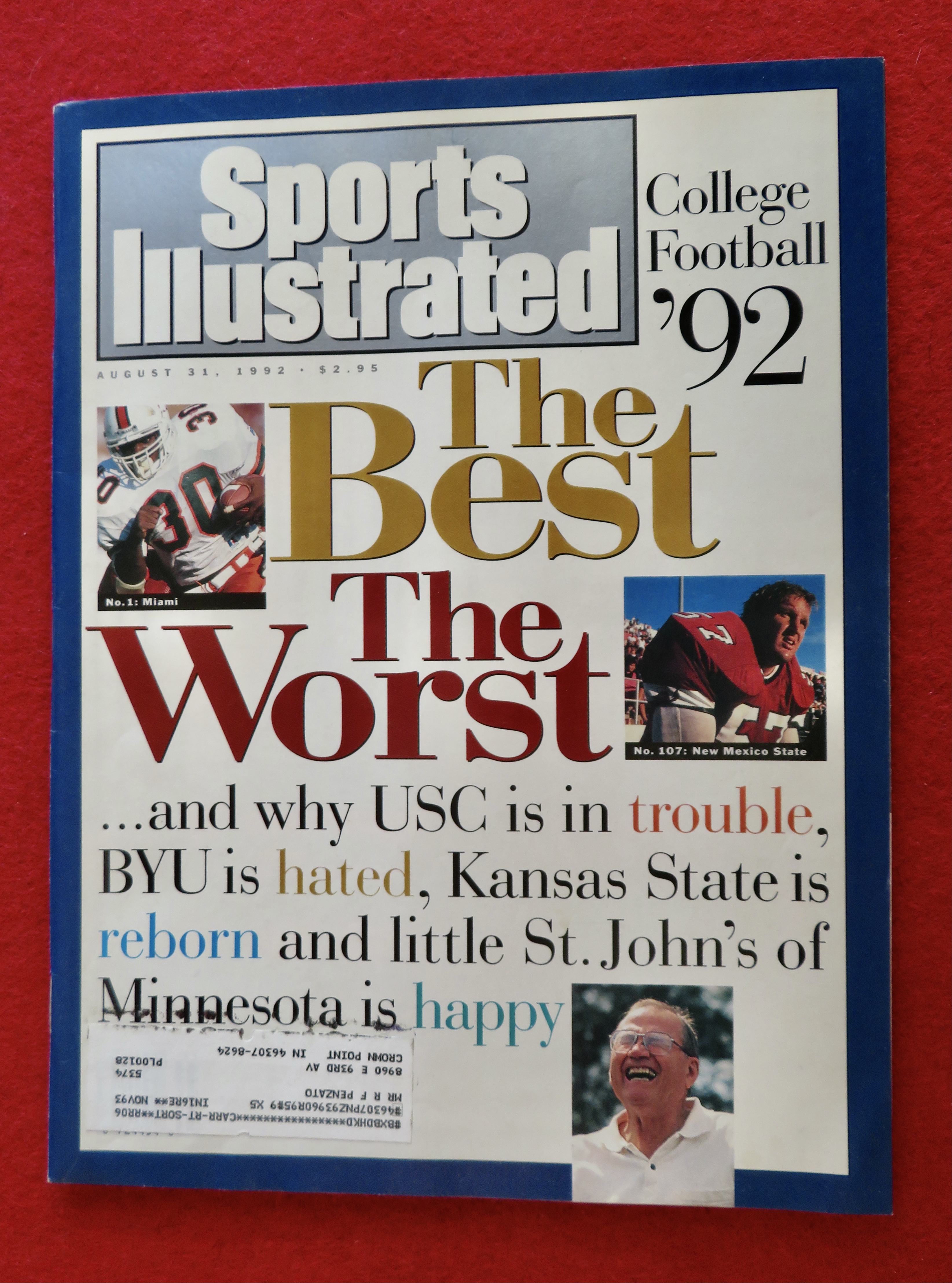Sports Illustrated-August 31, 1992-The Best/The Worst