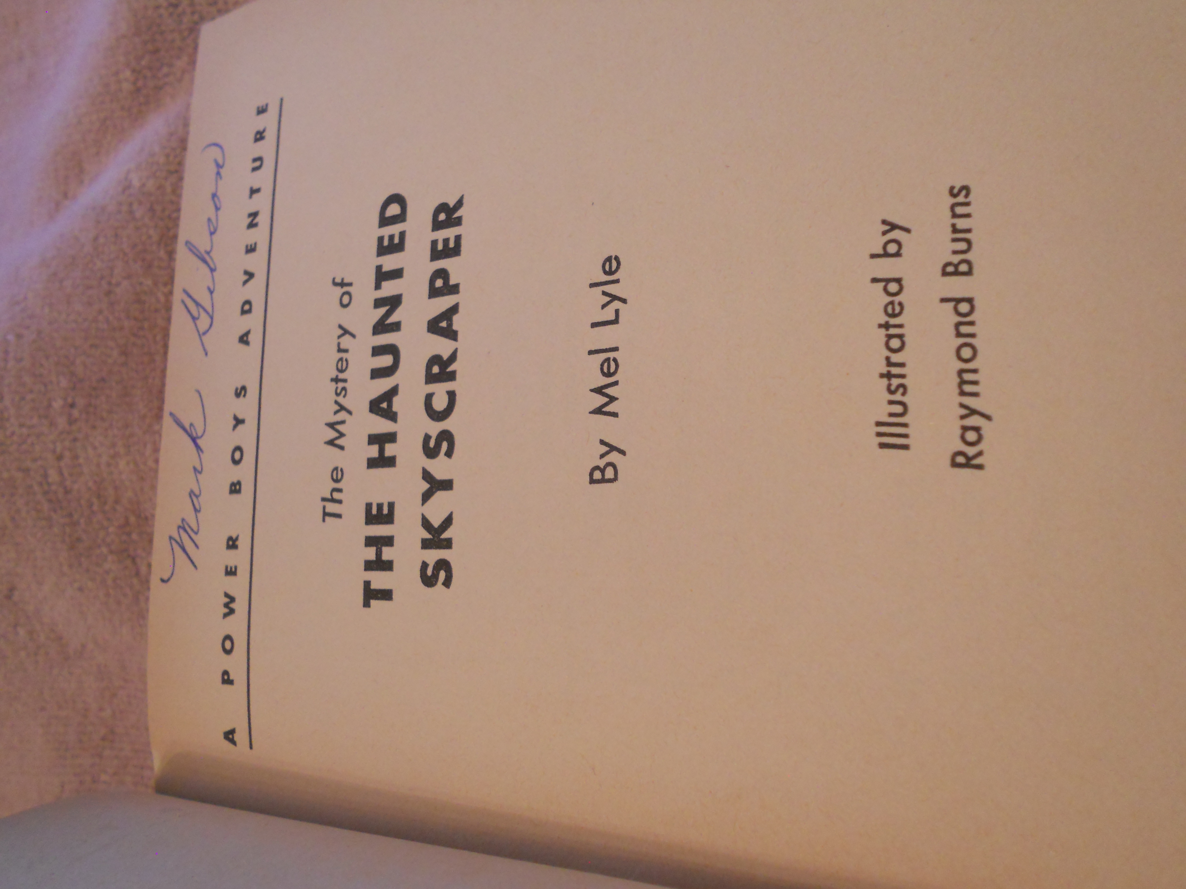Power Boys Adventure Book 1964