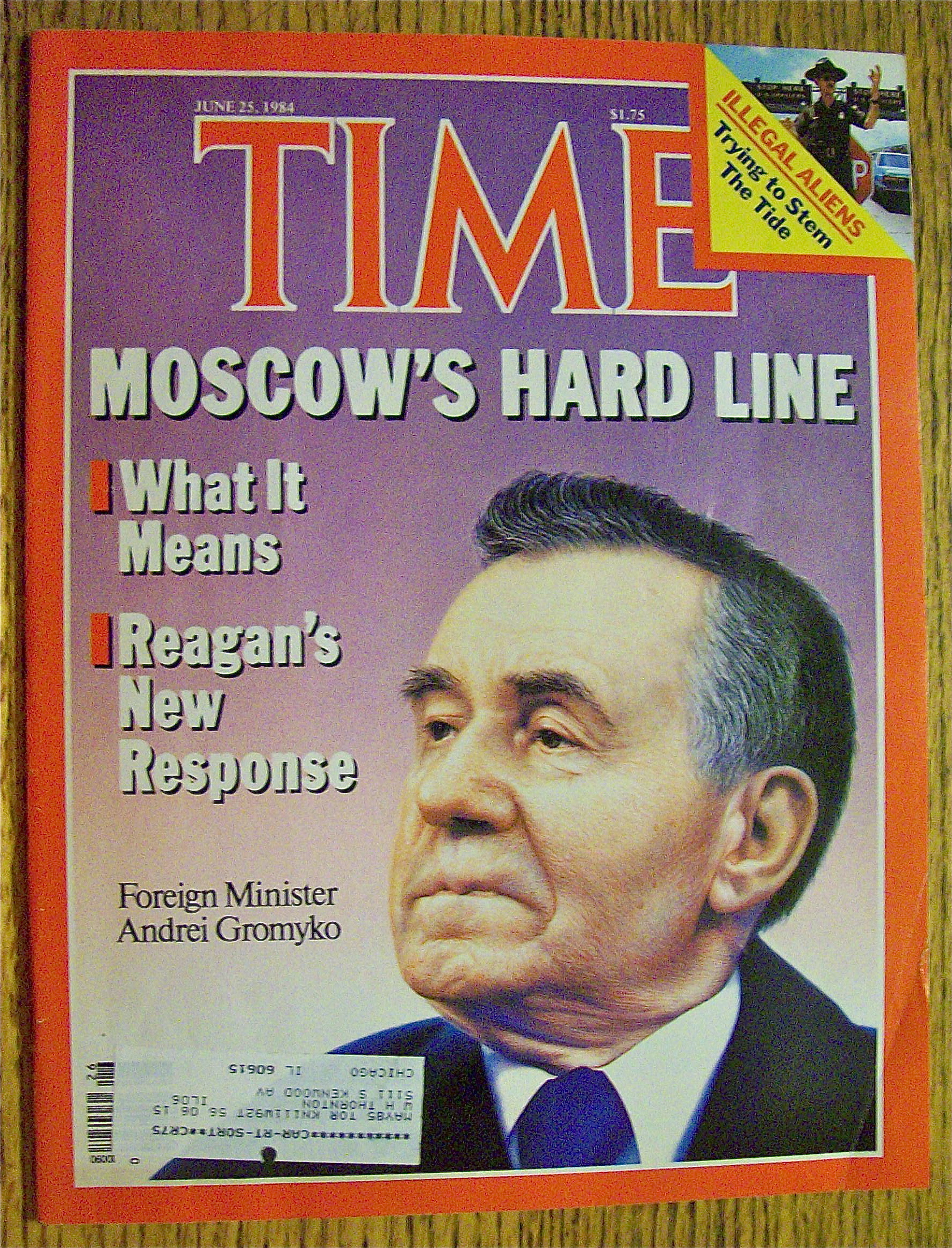 Time Magazine-June 25, 1984-Andrei Gromyko