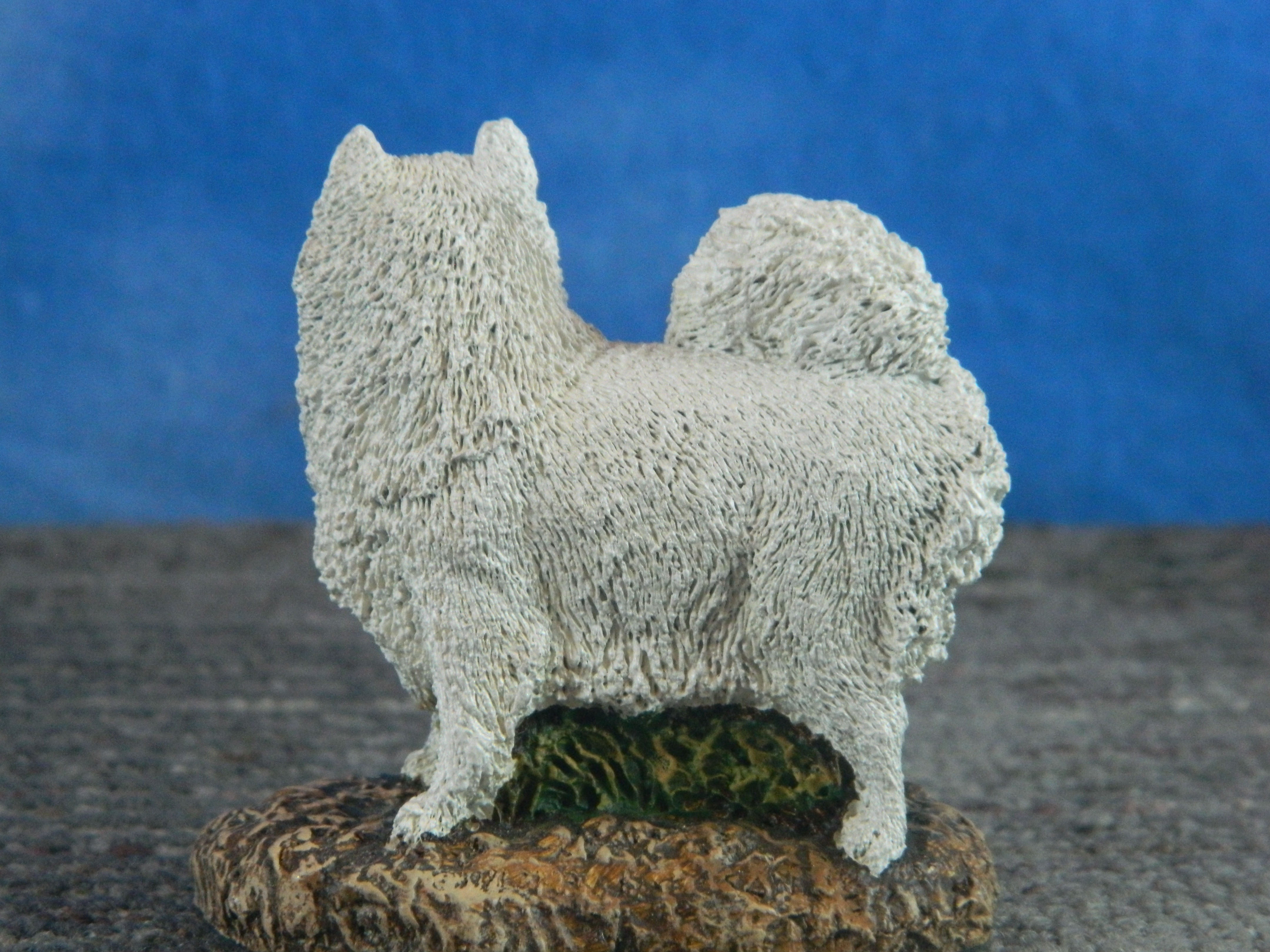Aus-Ben Cold Cast Painted Bronze Samoyed