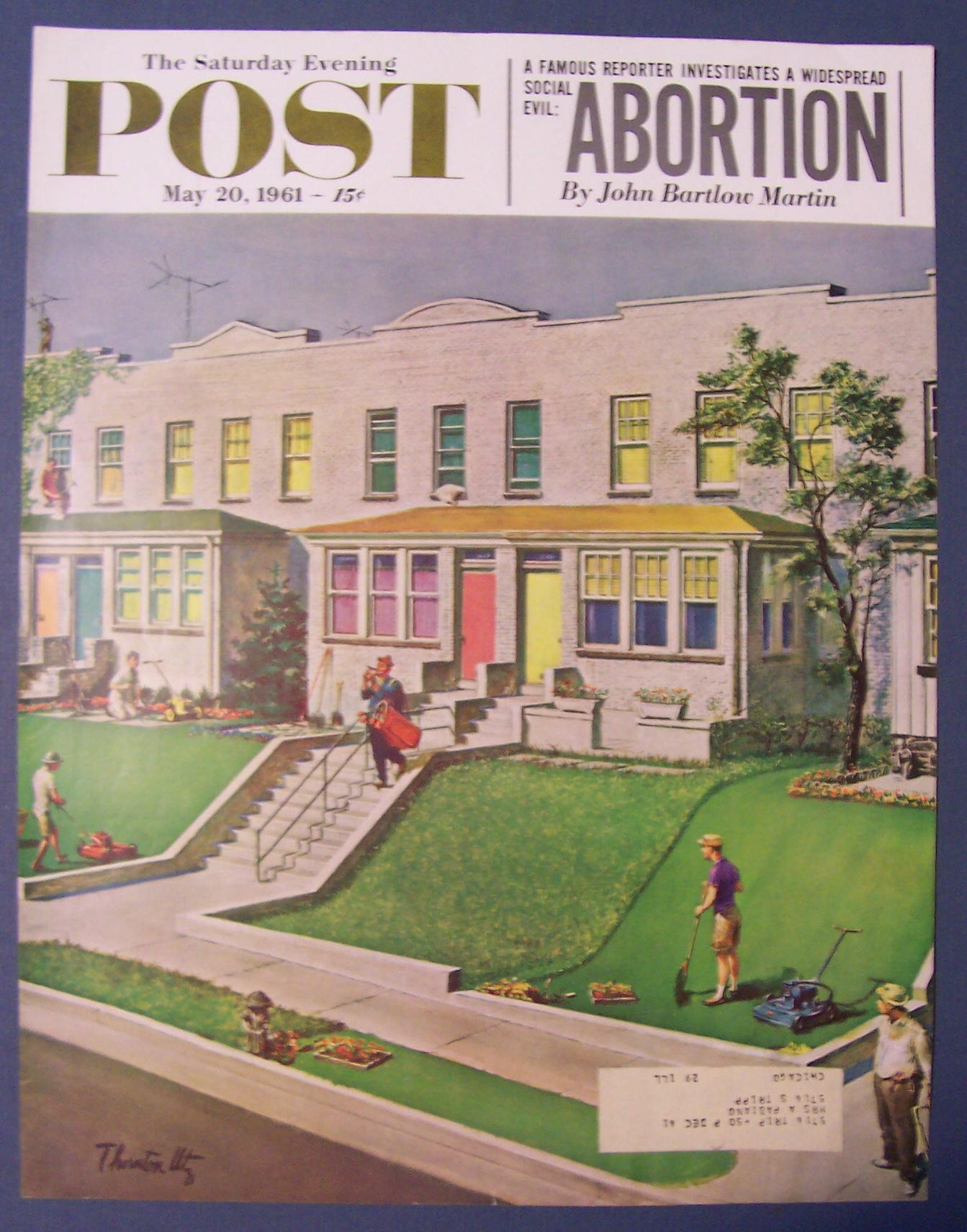 Saturday Evening Post Cover By Utz - May 20, 1961