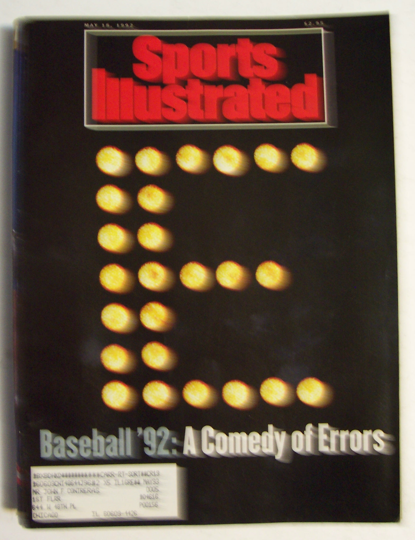 Sports Illustrated Magazine-May 18, 1992-Baseball '92