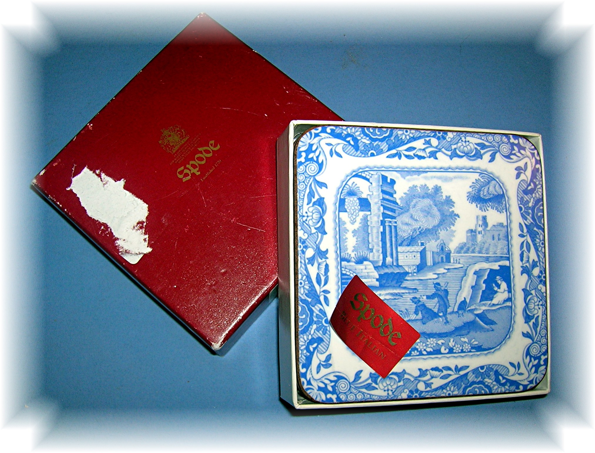 Made in England 6 Spode Cork Back Coasters