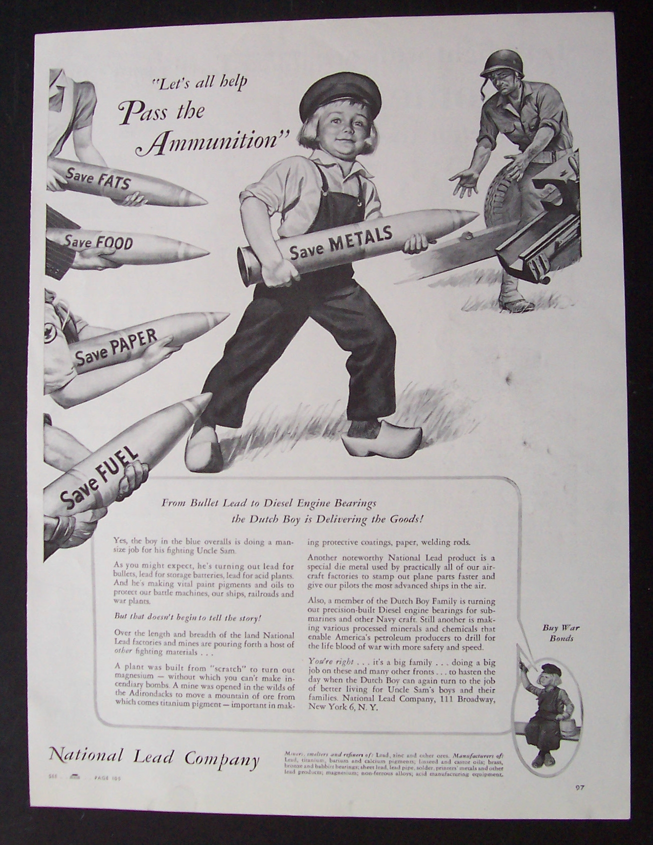 1944  National  Lead  Company  with  The  Dutch  Boy