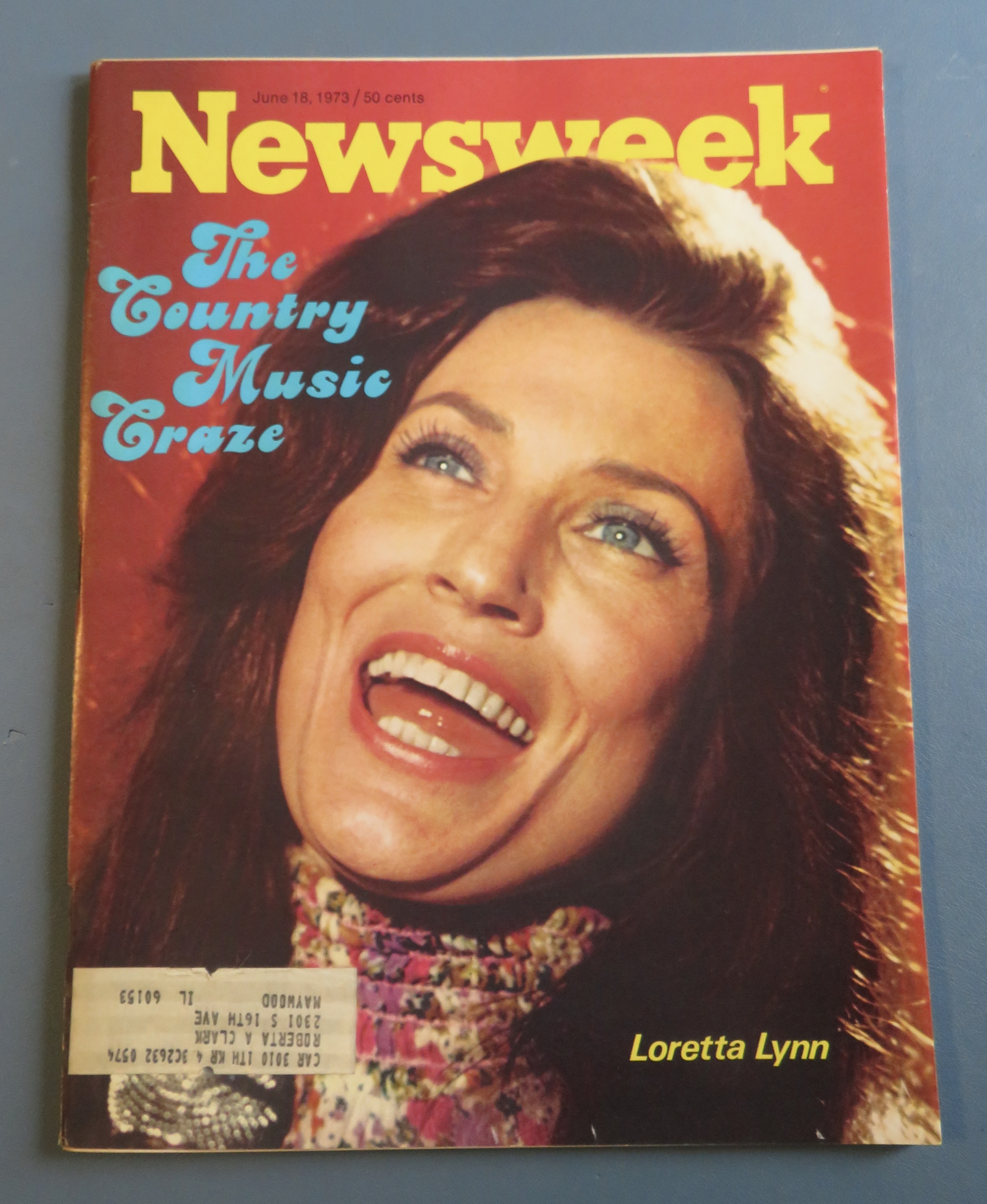Newsweek Magazine June 18, 1973 Loretta Lynn