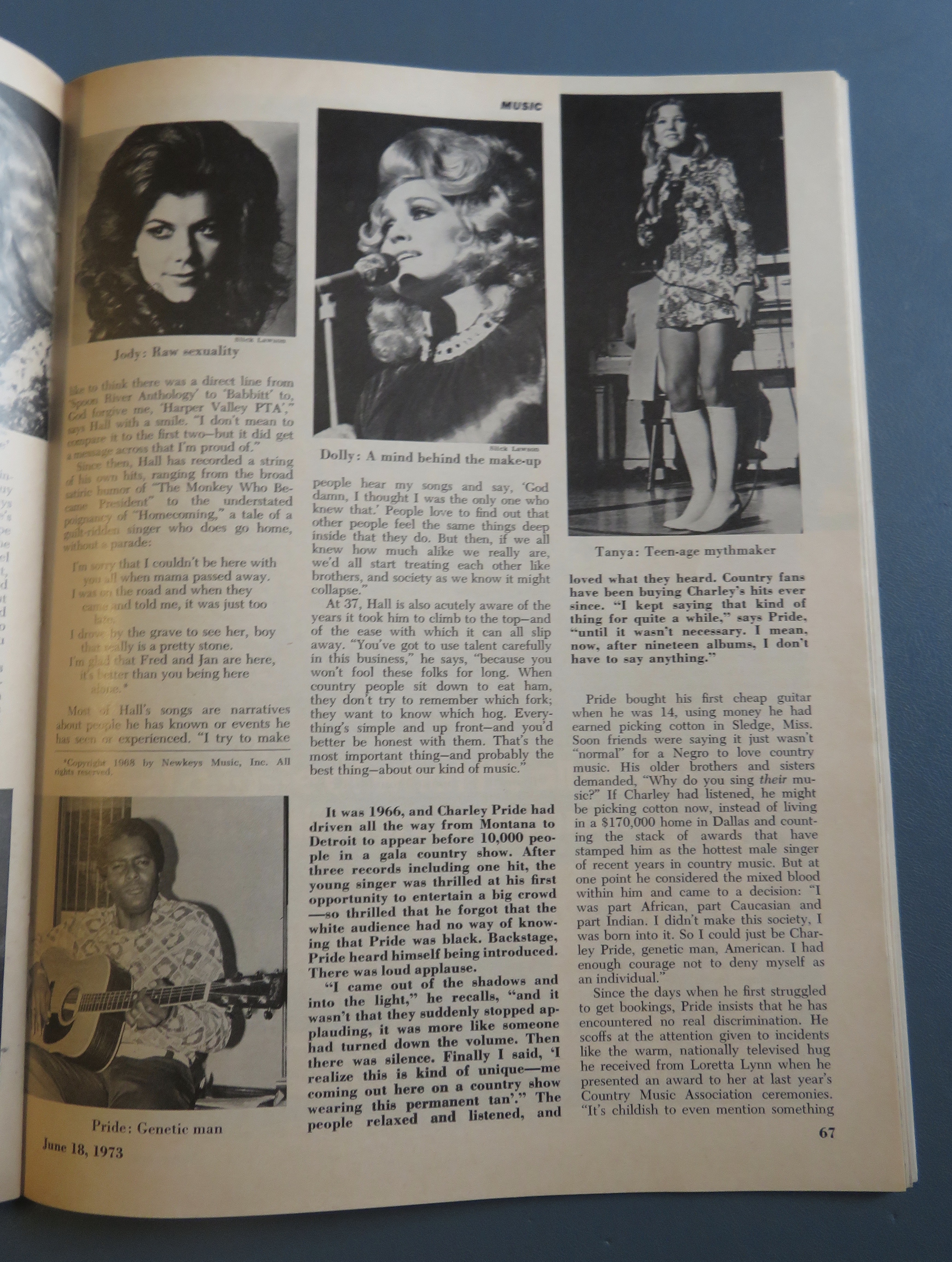 Newsweek Magazine June 18, 1973 Loretta Lynn