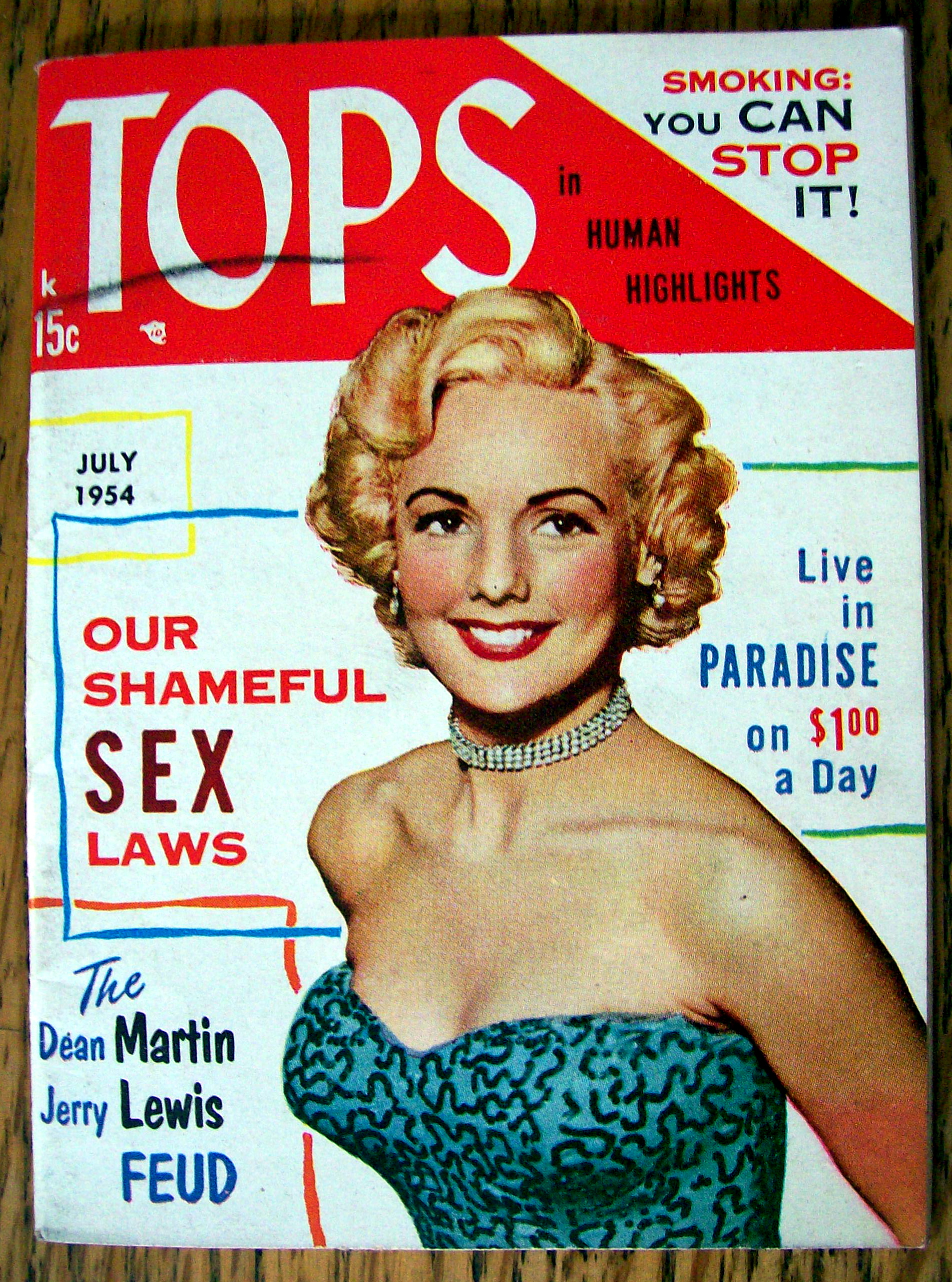 Tops In Human Highlights July 1954 Mary Ellen Kay