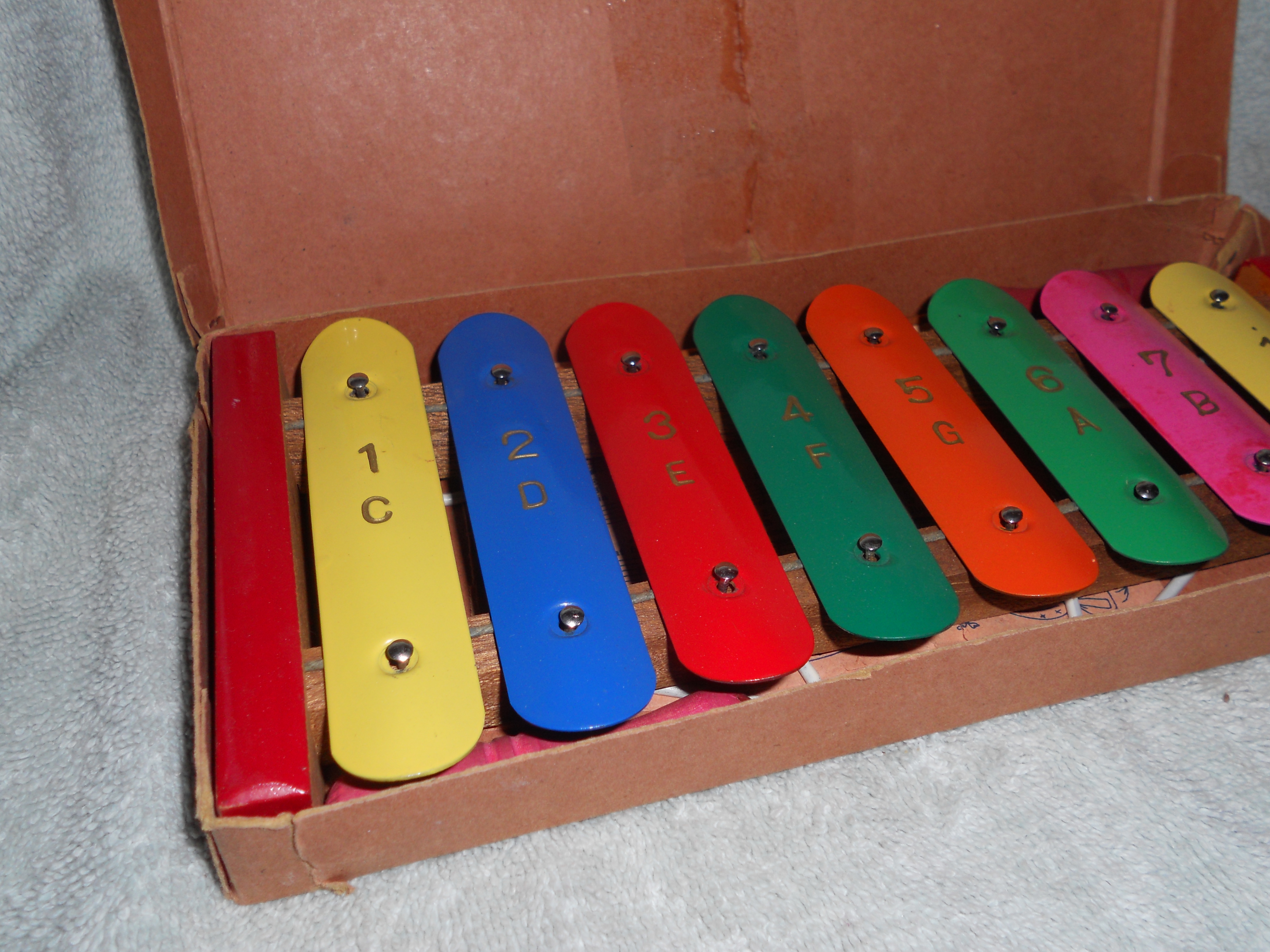 Xylophone Sticks and Music in box MSK Japan