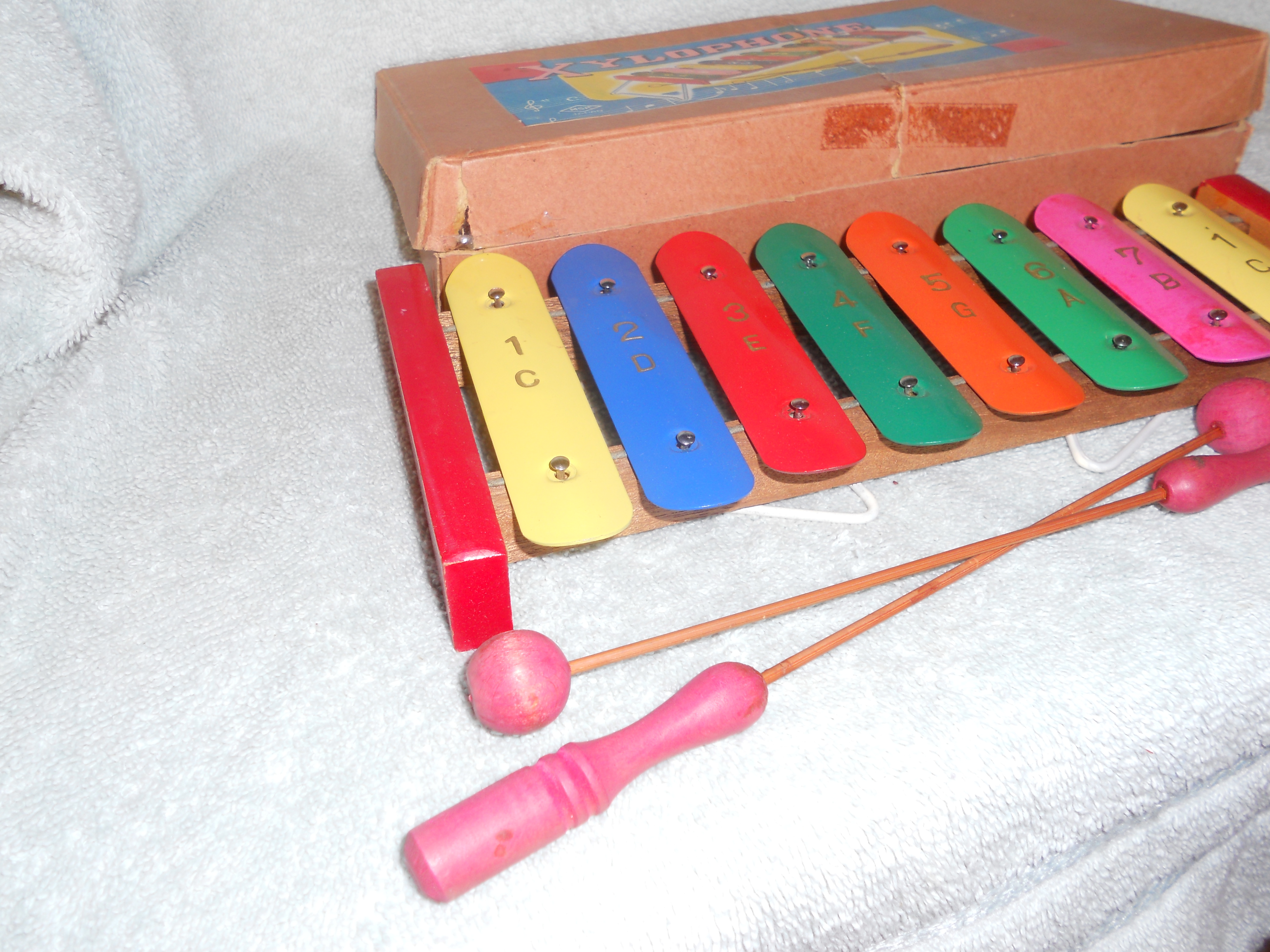 Xylophone Sticks and Music in box MSK Japan
