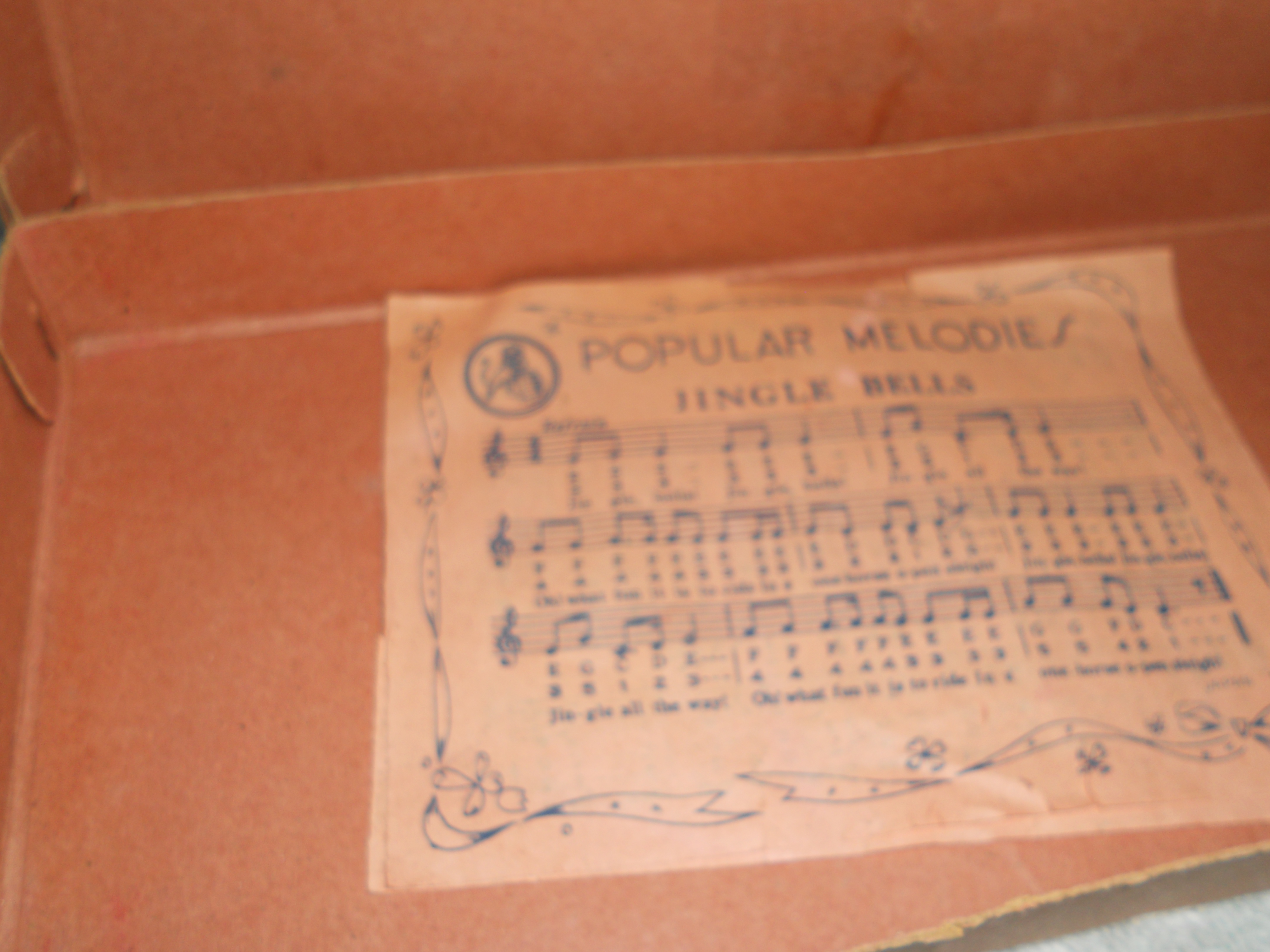 Xylophone Sticks and Music in box MSK Japan