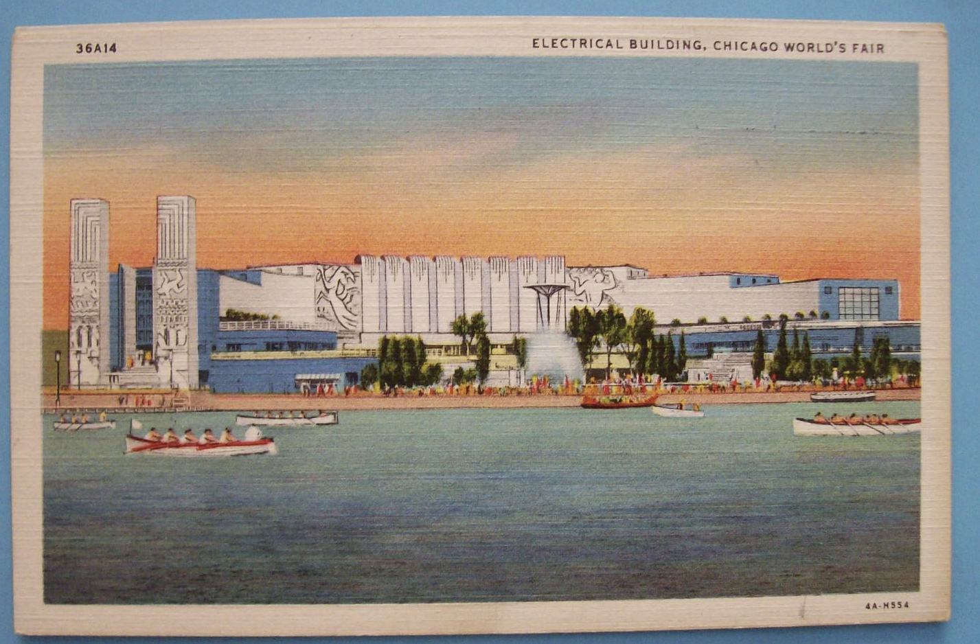 Postcard of Electrical Building (Century Of Progress)