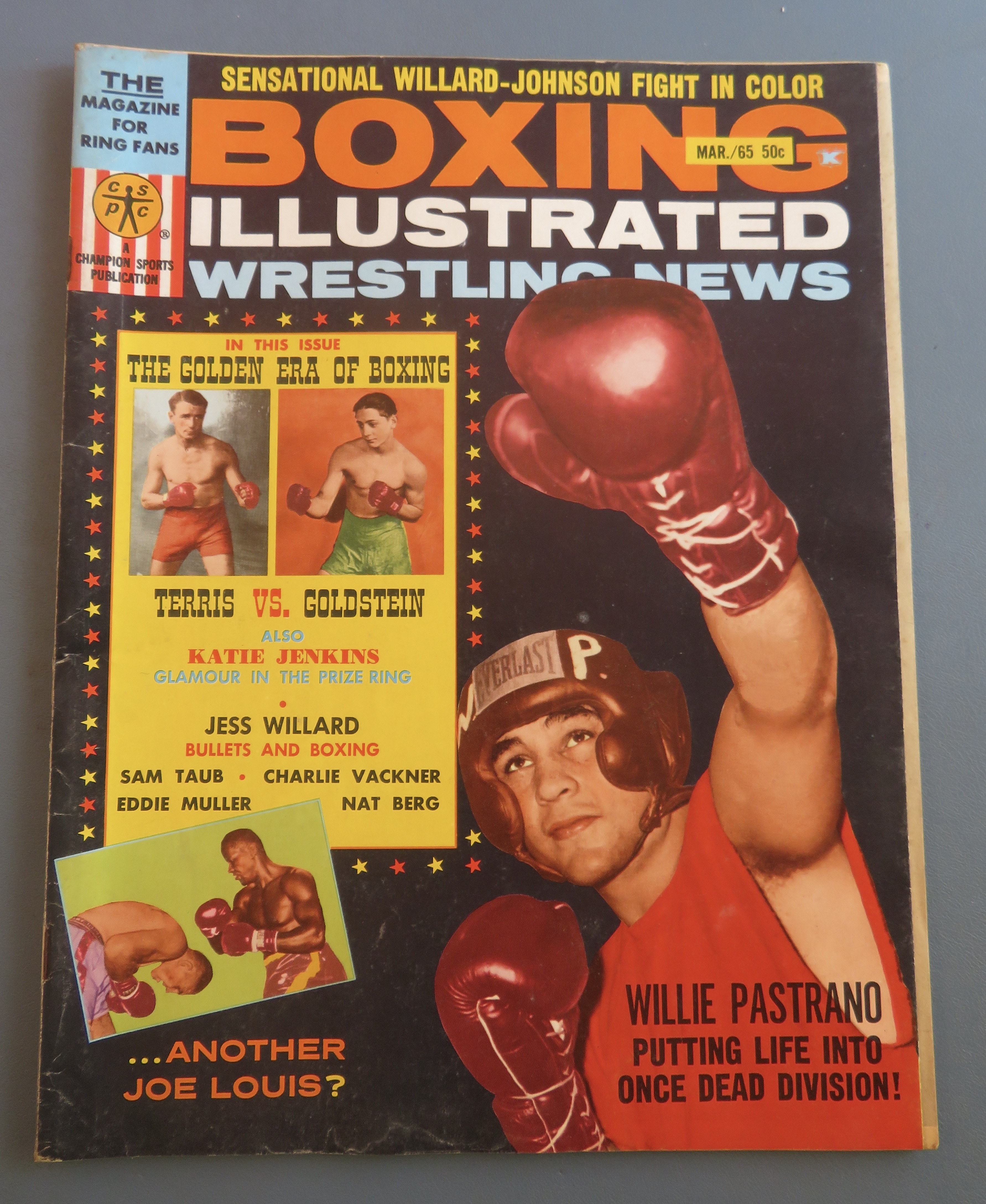 Boxing llustrated Wrestling News Magazine March 1965