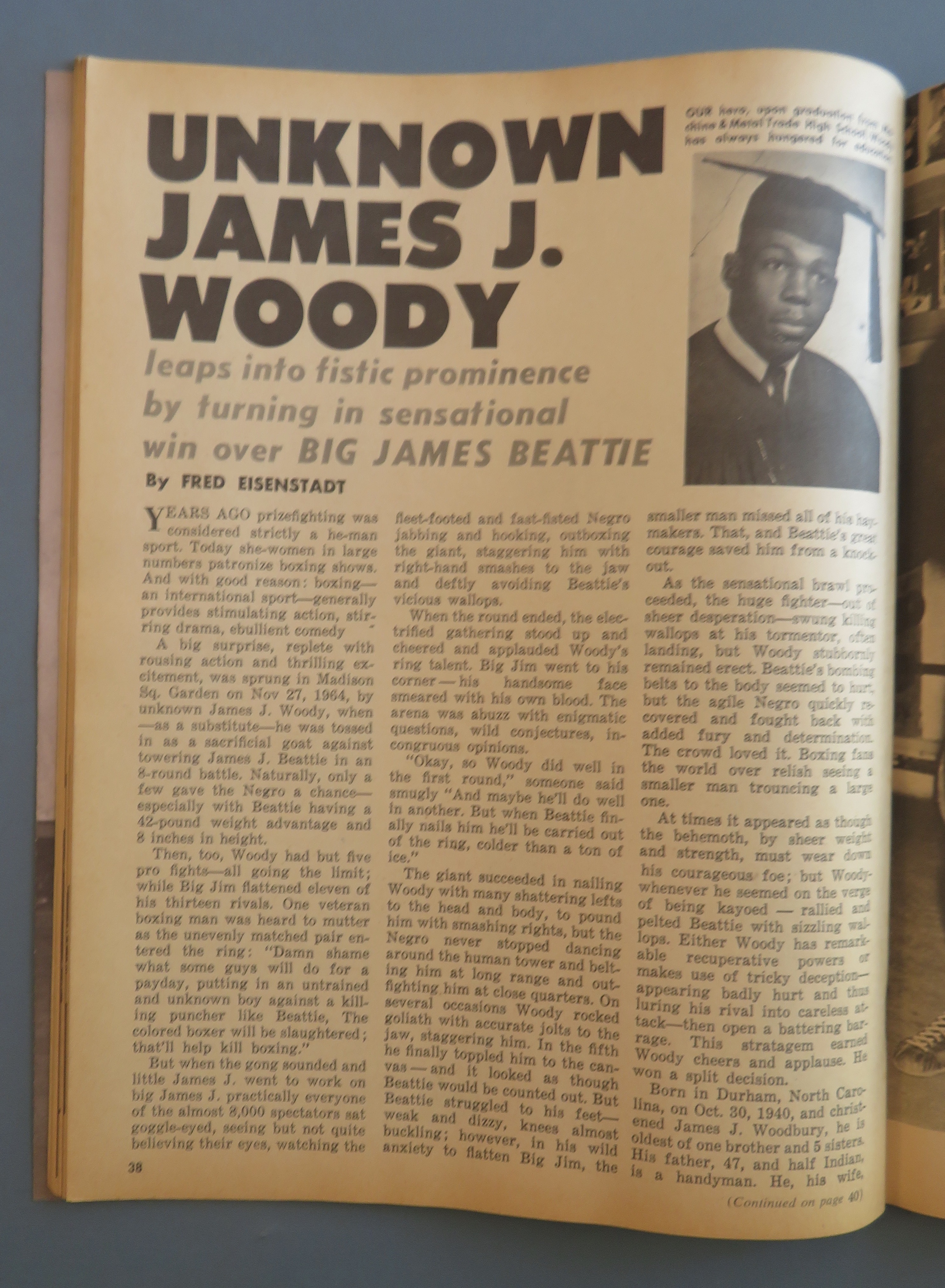 Boxing llustrated Wrestling News Magazine March 1965
