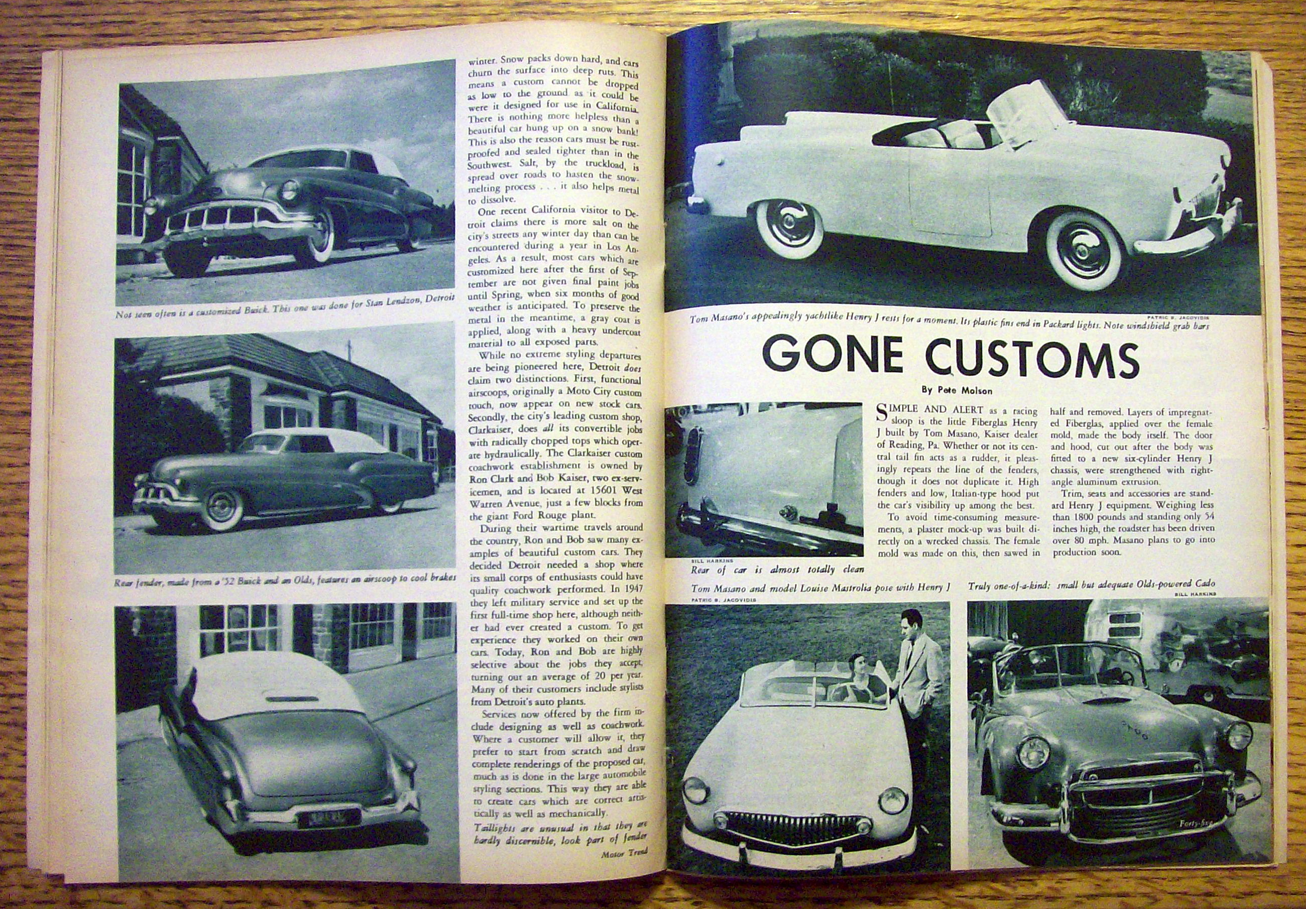 Motor Trend Magazine May 1953 Lincoln's X-500