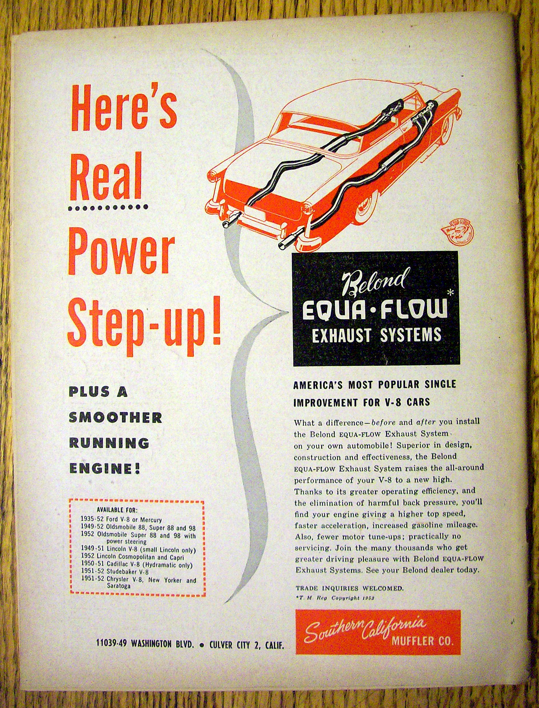 Motor Trend Magazine May 1953 Lincoln's X-500