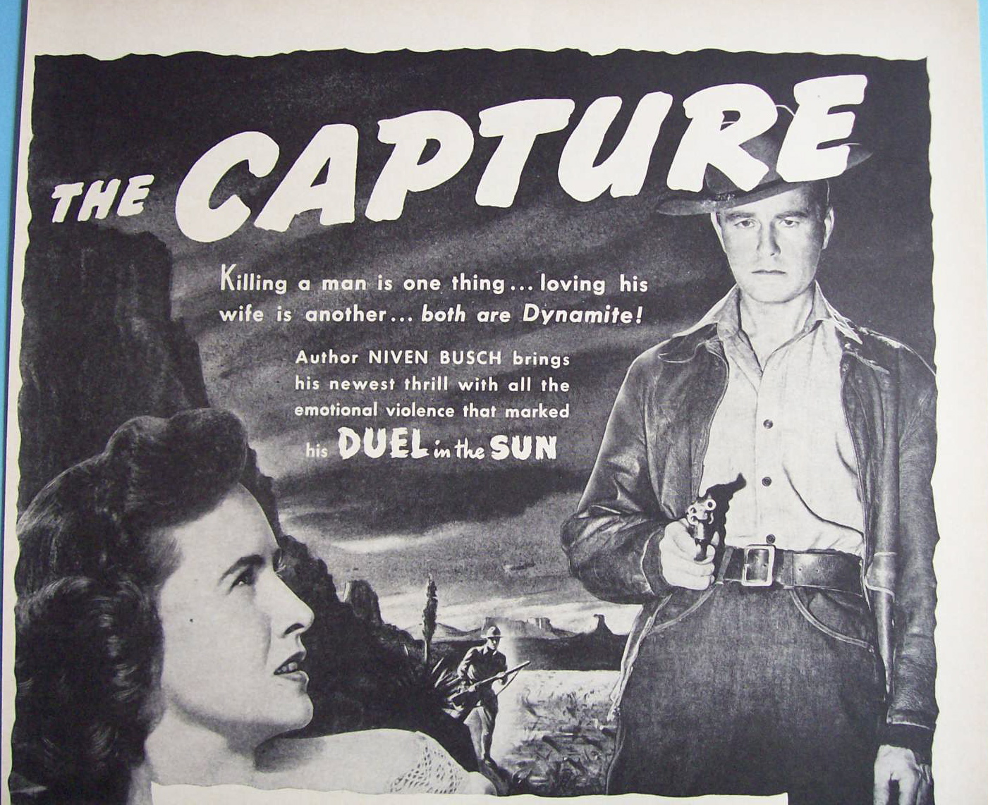 Vintage Ad:1950 The Capture w/Lew Ayres & Teresa Wright