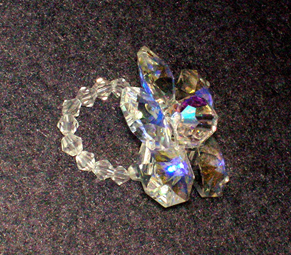 Crystal Flower Ring