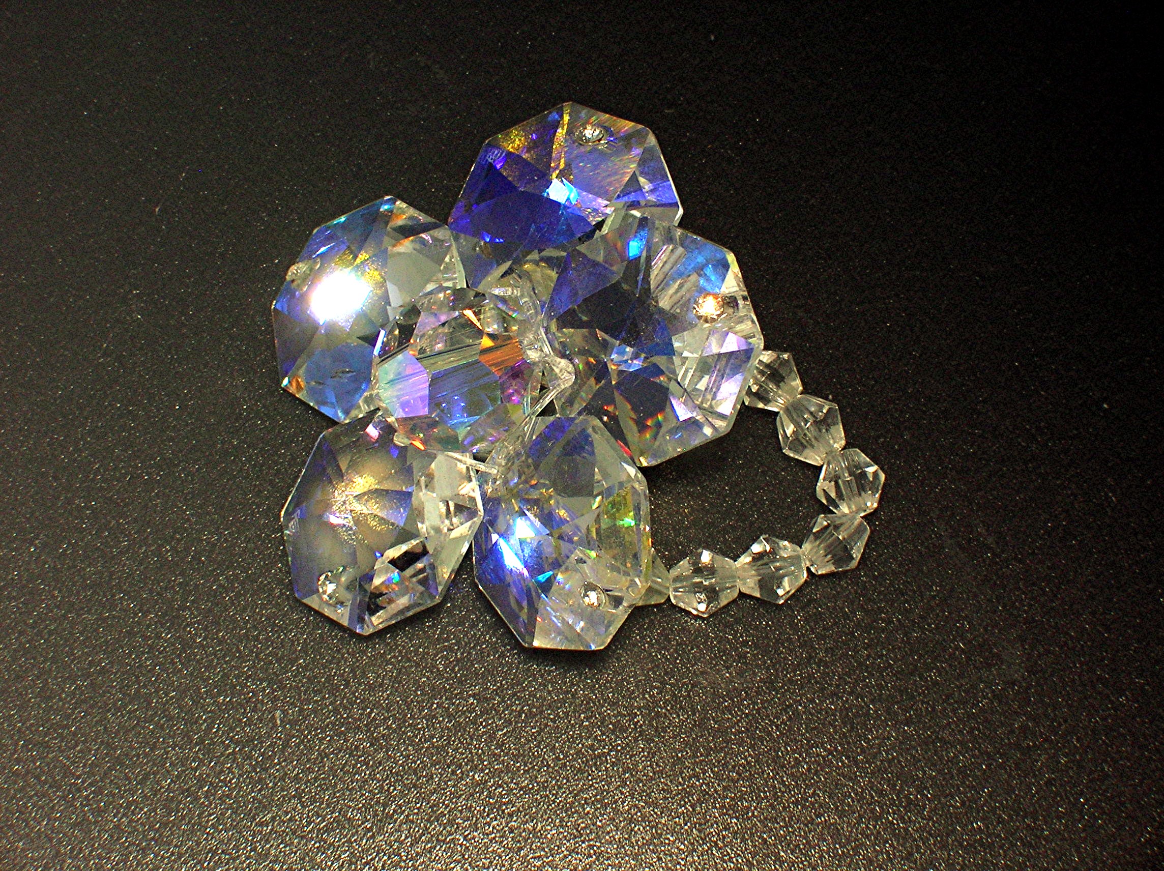 Crystal Flower Ring