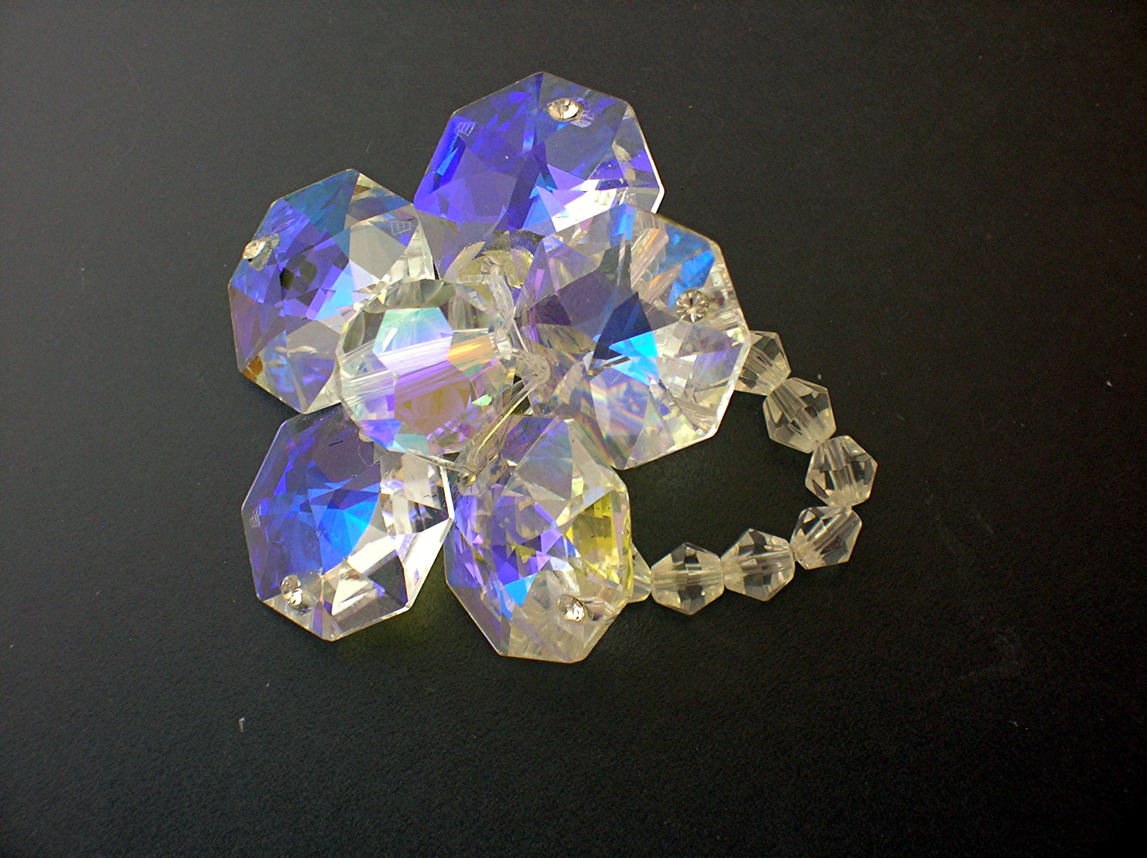 Crystal Flower Ring