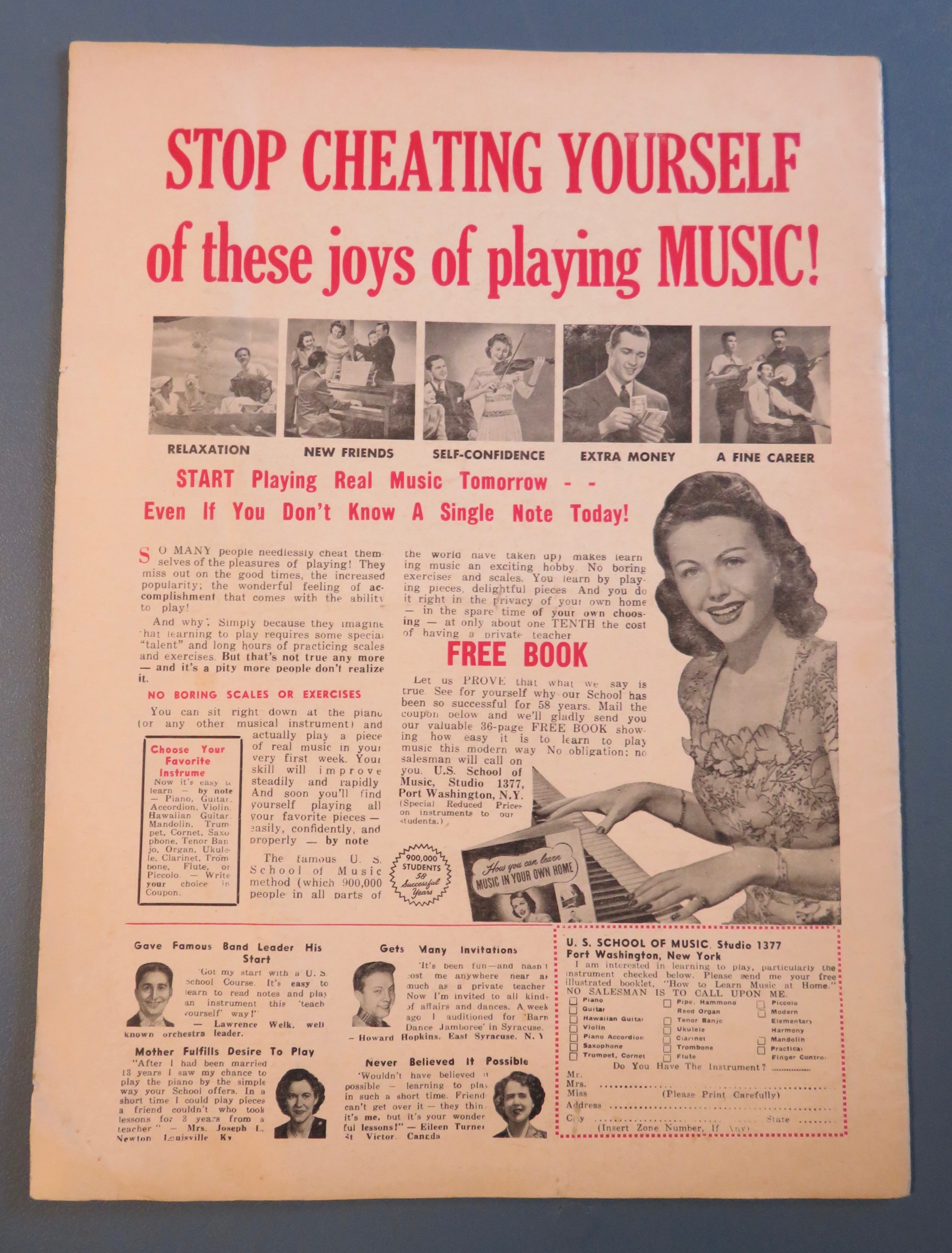 Song Hits Magazine July 1956 Tony Martin Cover