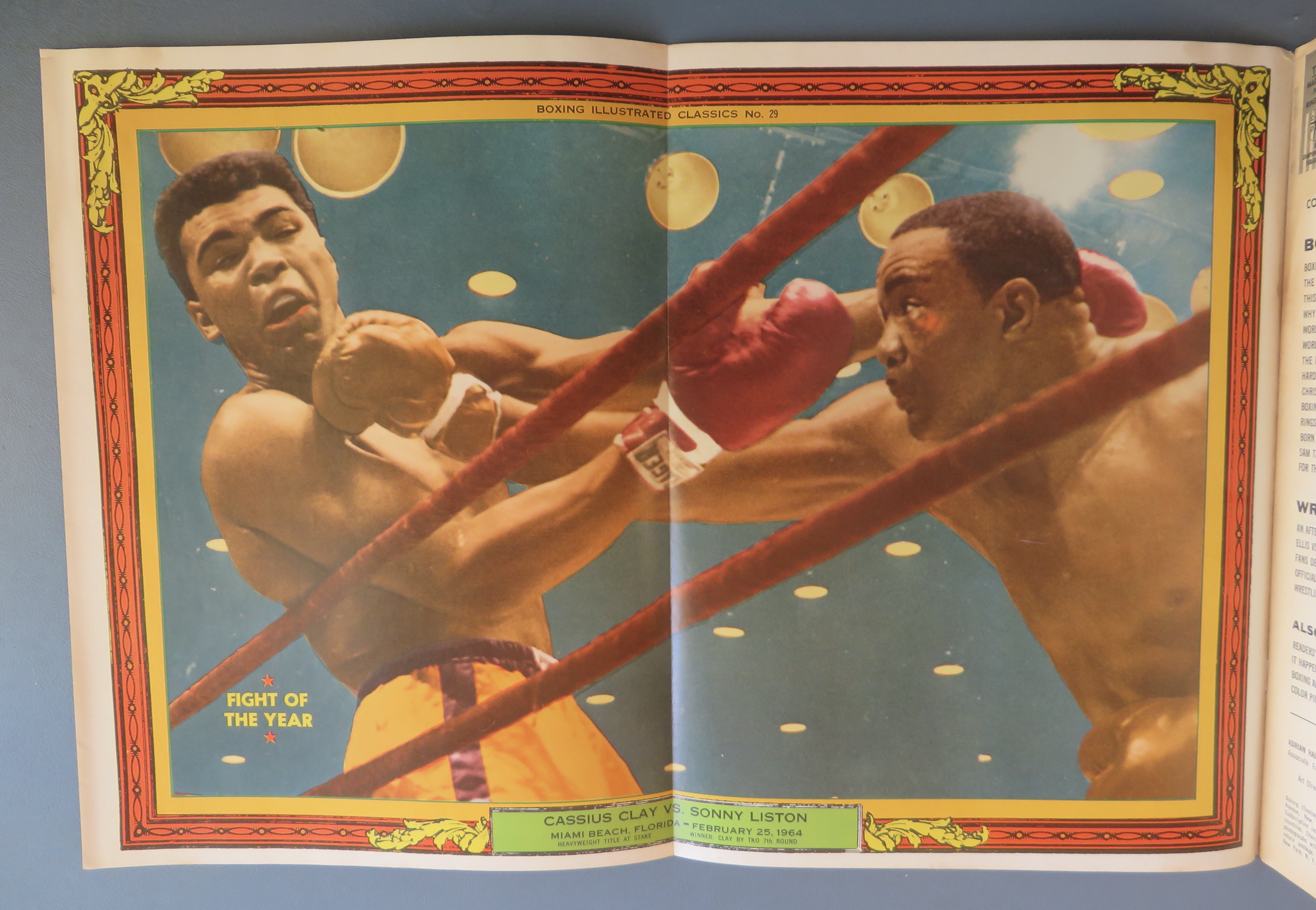 Boxing Illustrated Wrestling New Magazine February 1965