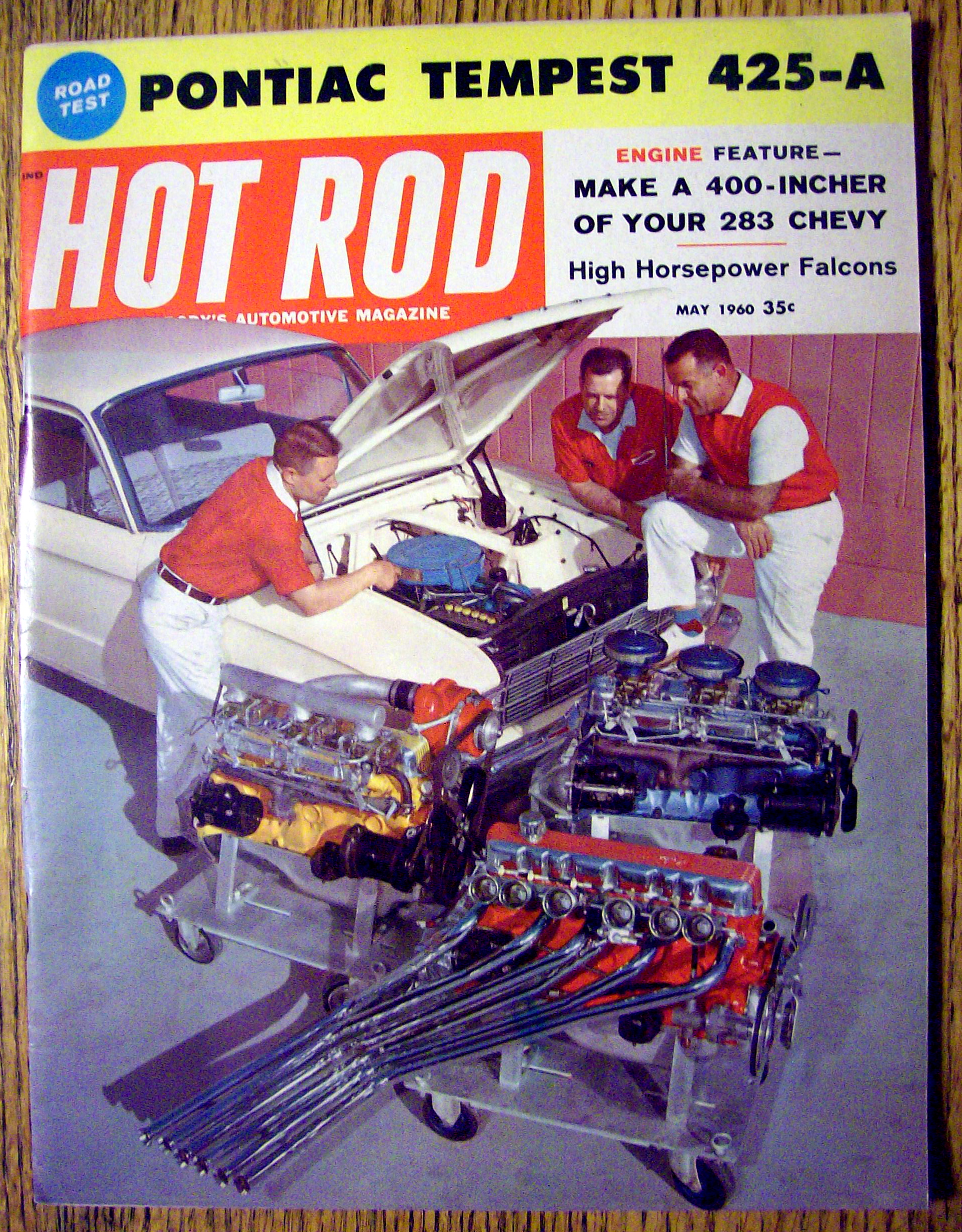 Hot Rod Magazine May 1960 Make A 400 Incher Of Chevy