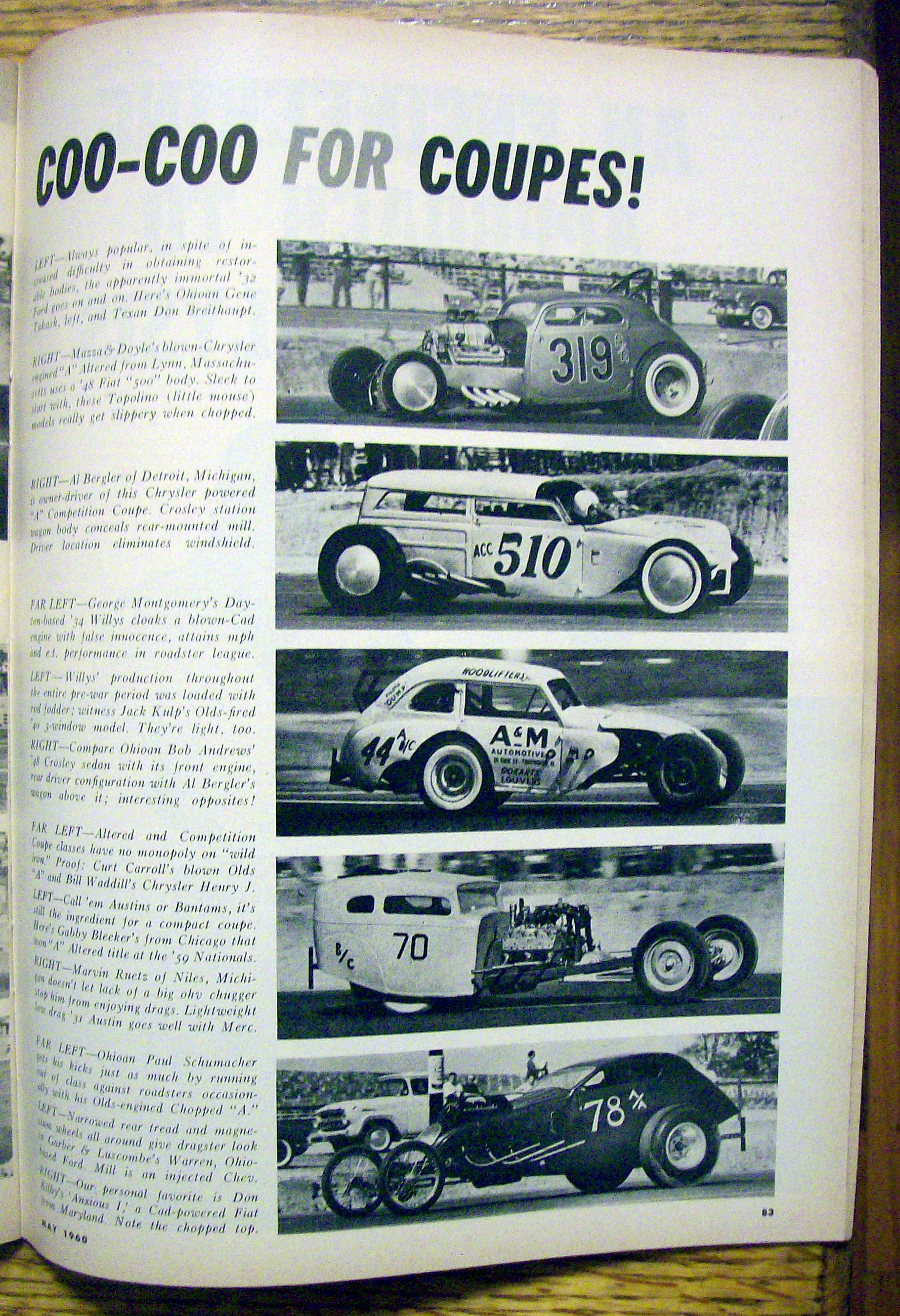 Hot Rod Magazine May 1960 Make A 400 Incher Of Chevy