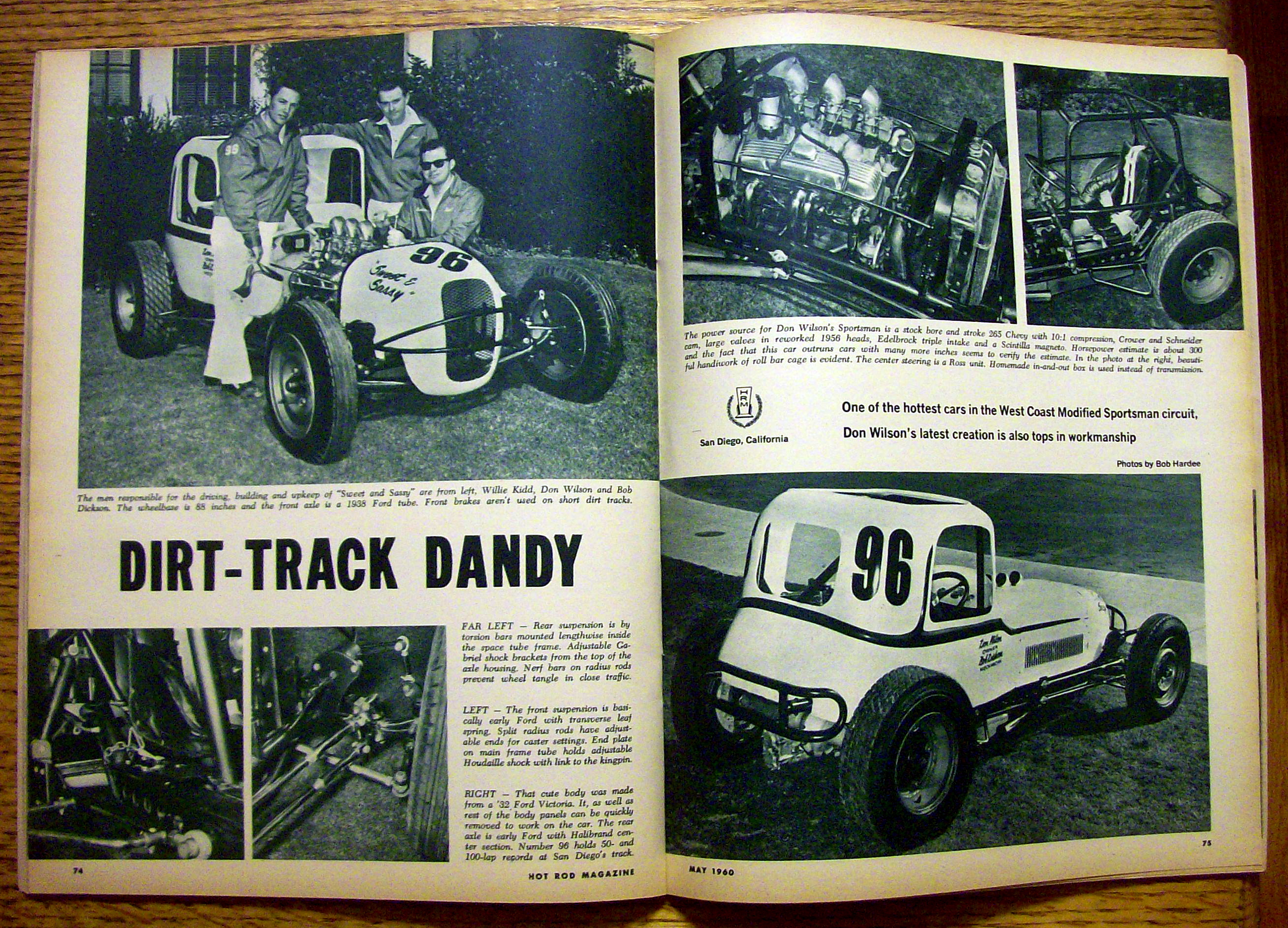 Hot Rod Magazine May 1960 Make A 400 Incher Of Chevy