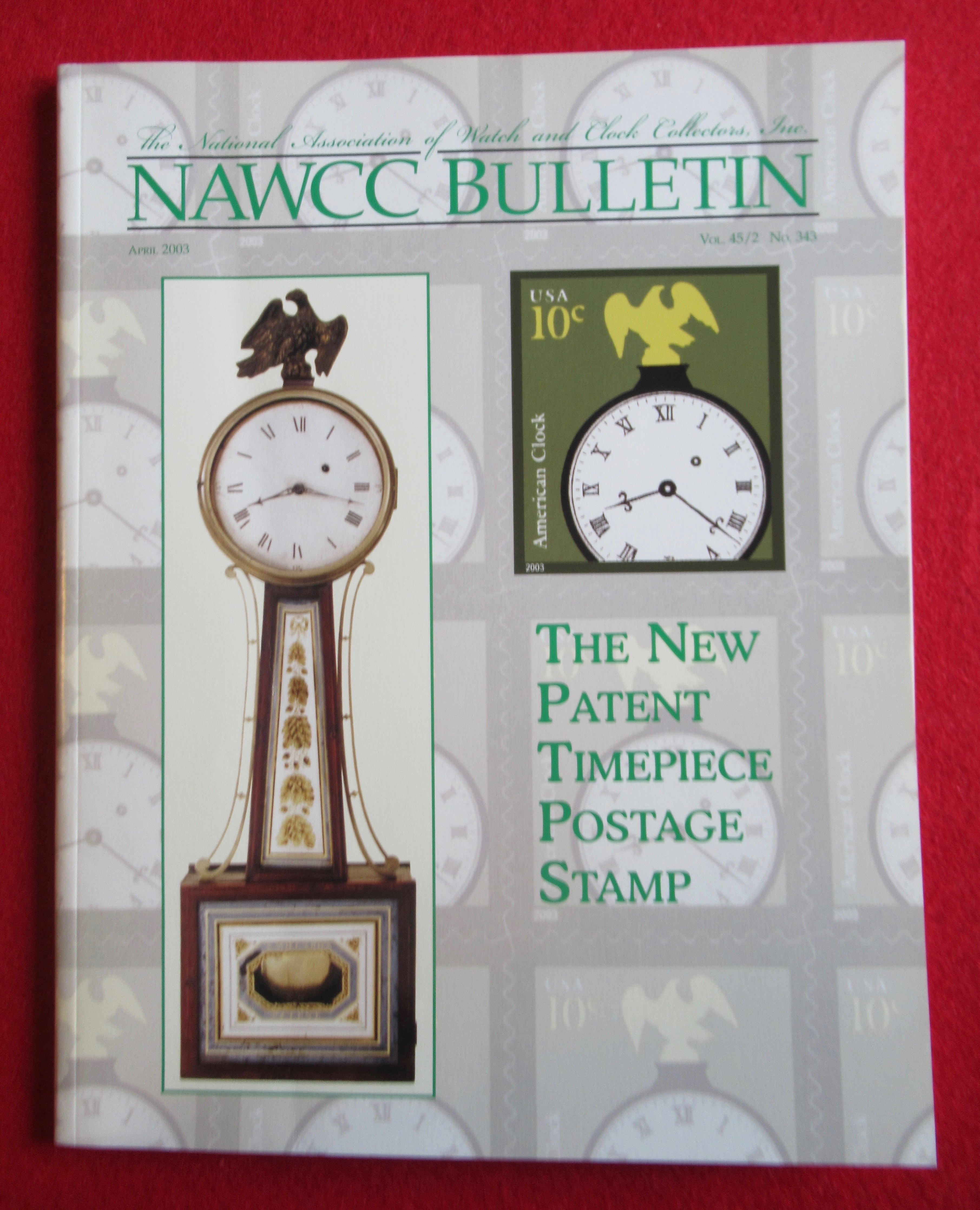 NAWCC Bulletin April 2003 Watch & Clock Collectors