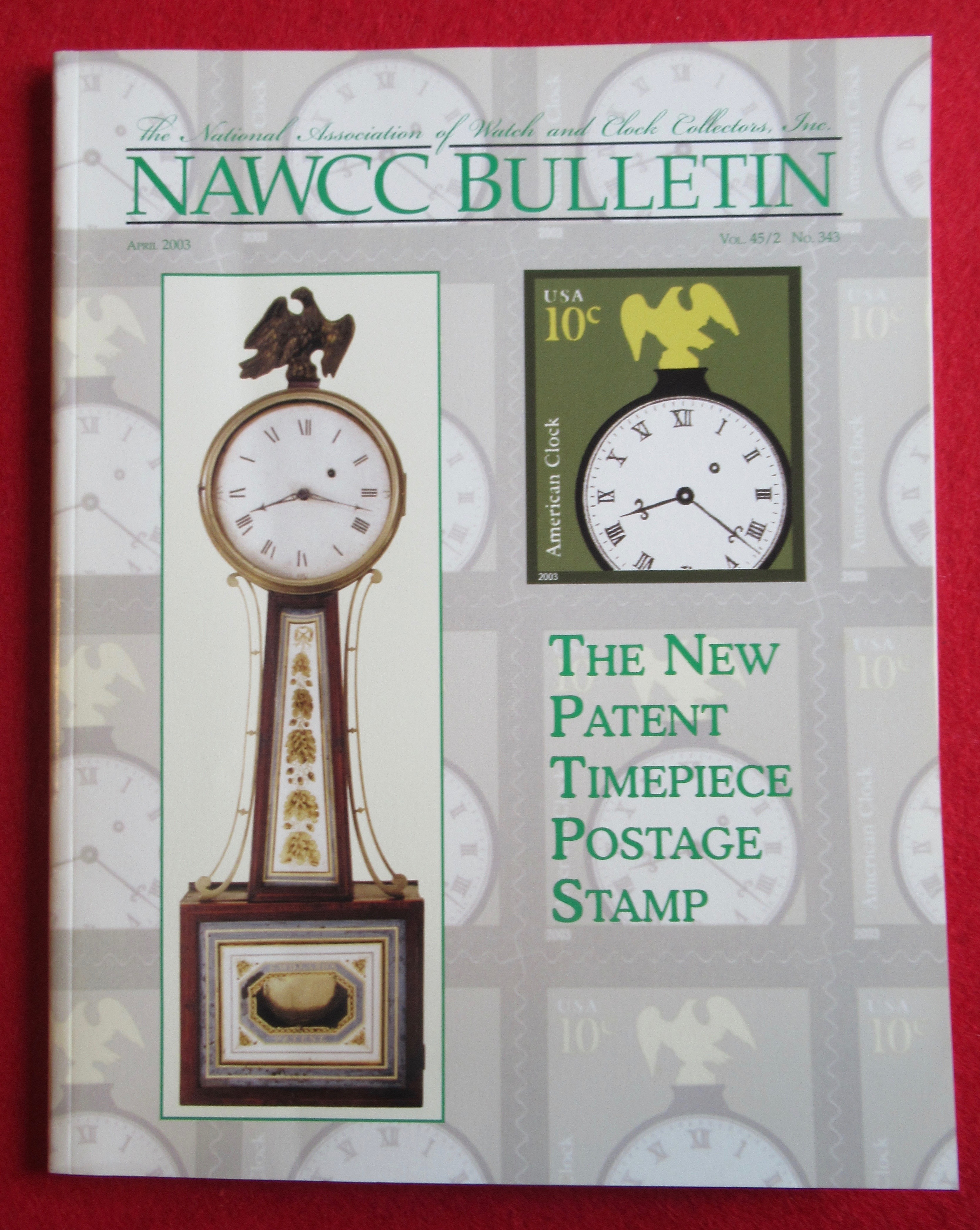 NAWCC Bulletin April 2003 Watch & Clock Collectors