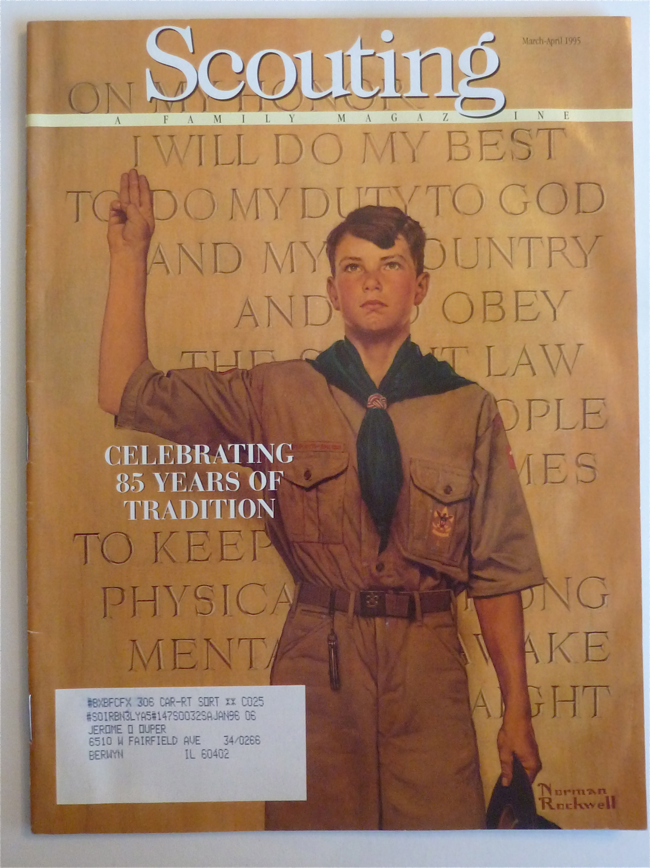 Scouting Magazine March-April 1995 Celebrate 85 Years