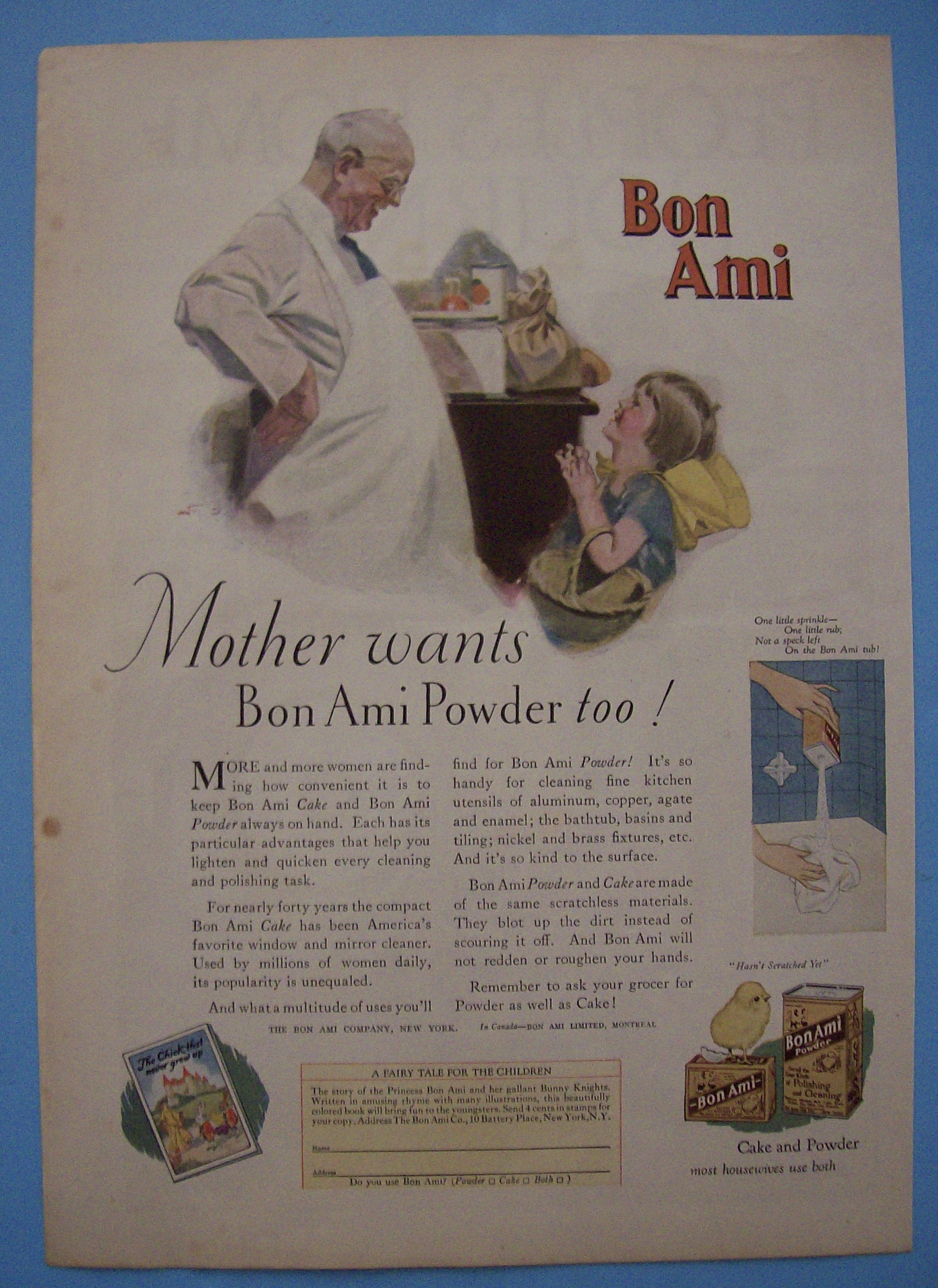 Vintage Ad: 1927 Bon Ami