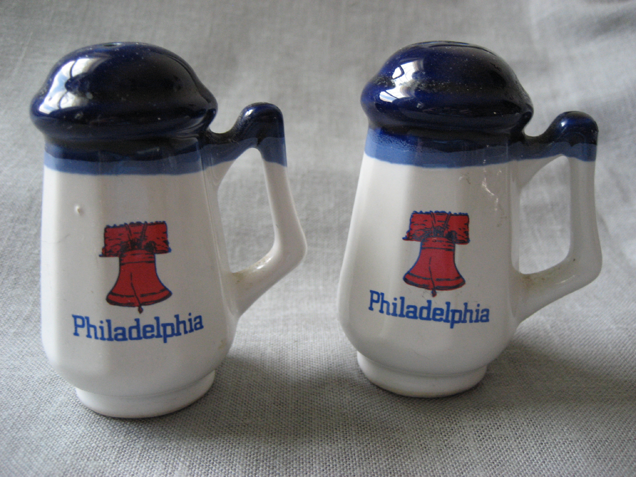 Philadelphis Salt and Pepper Shakers