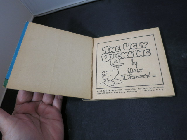 Vintage The Ugly Duckling Book by Walt Disney first edition 1939
