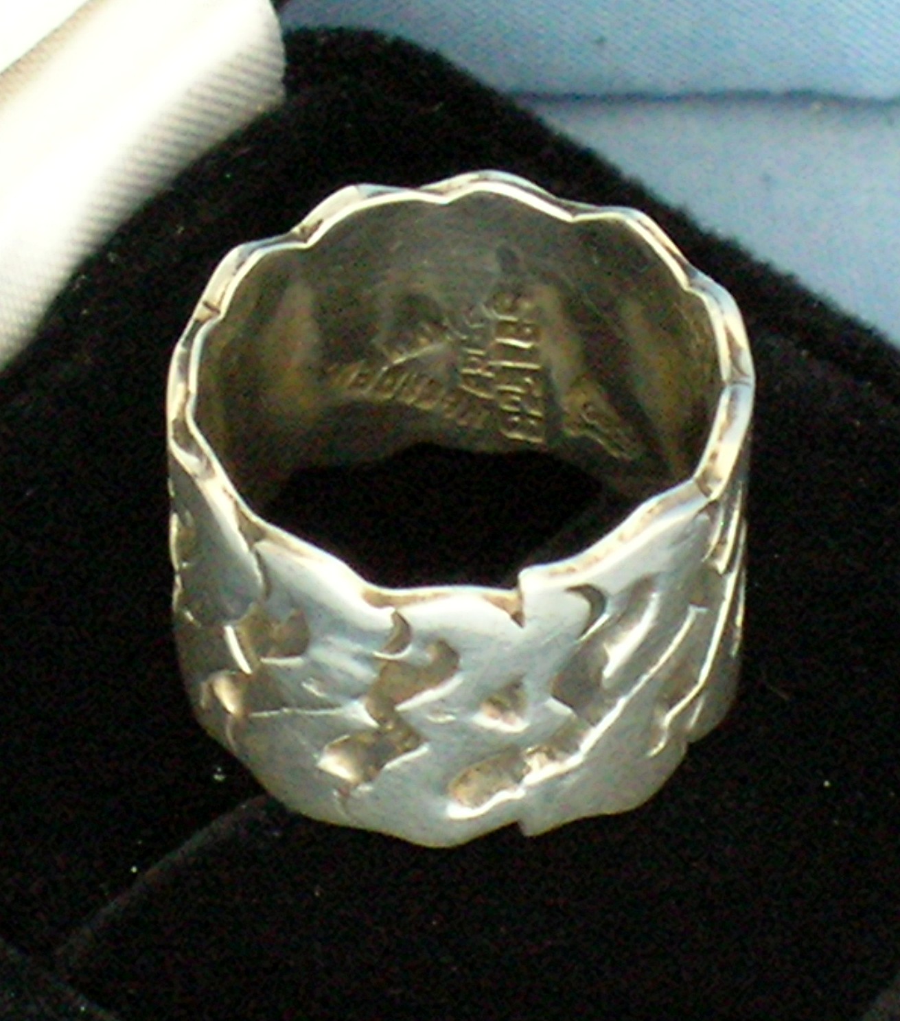 Sterling Silver Eagle 3 Ring EBS Mexico