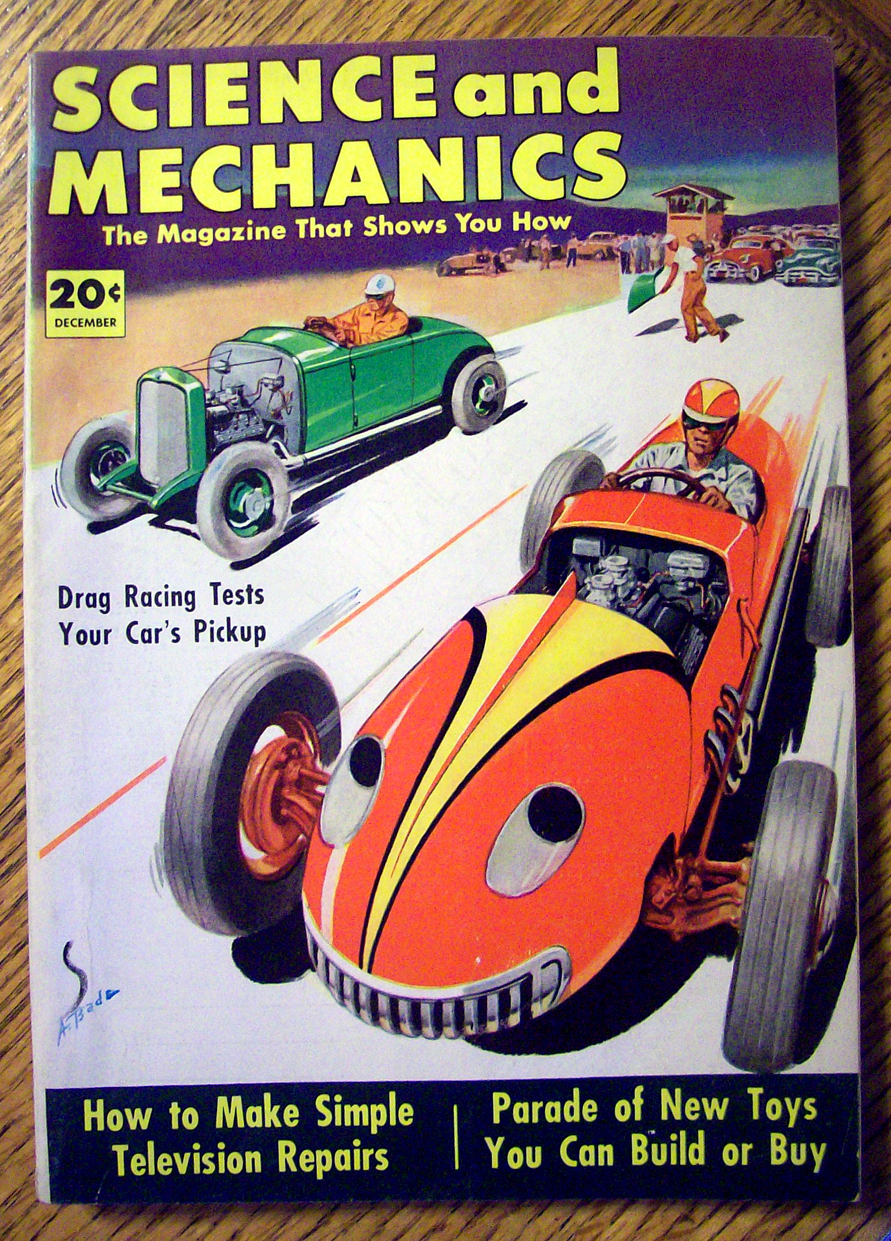 Science and Mechanics December 1952 Drag Racing Tests