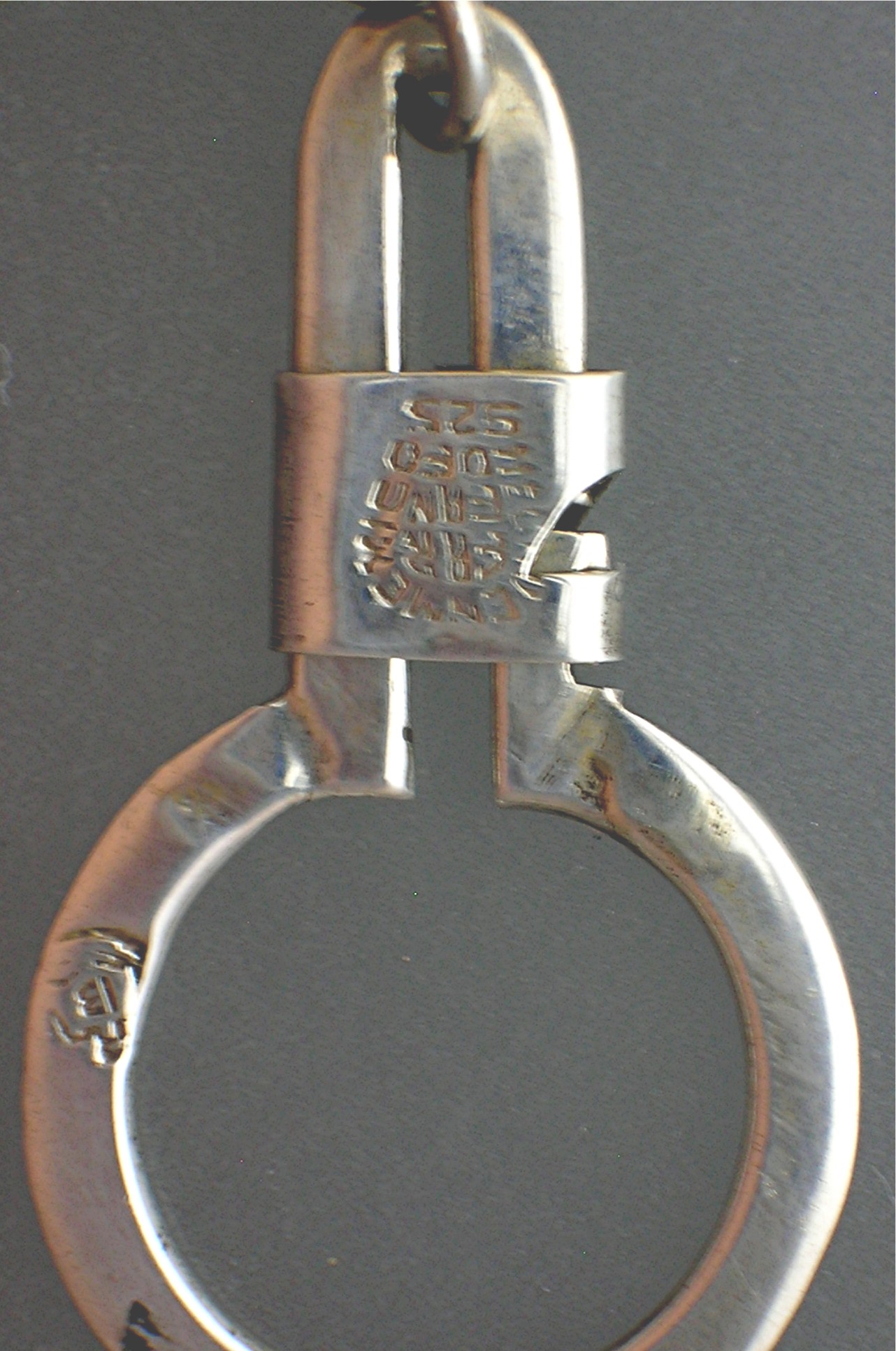 Taxco Mexico FAR FAN Sterling Silver Eagle 13 Key Chain